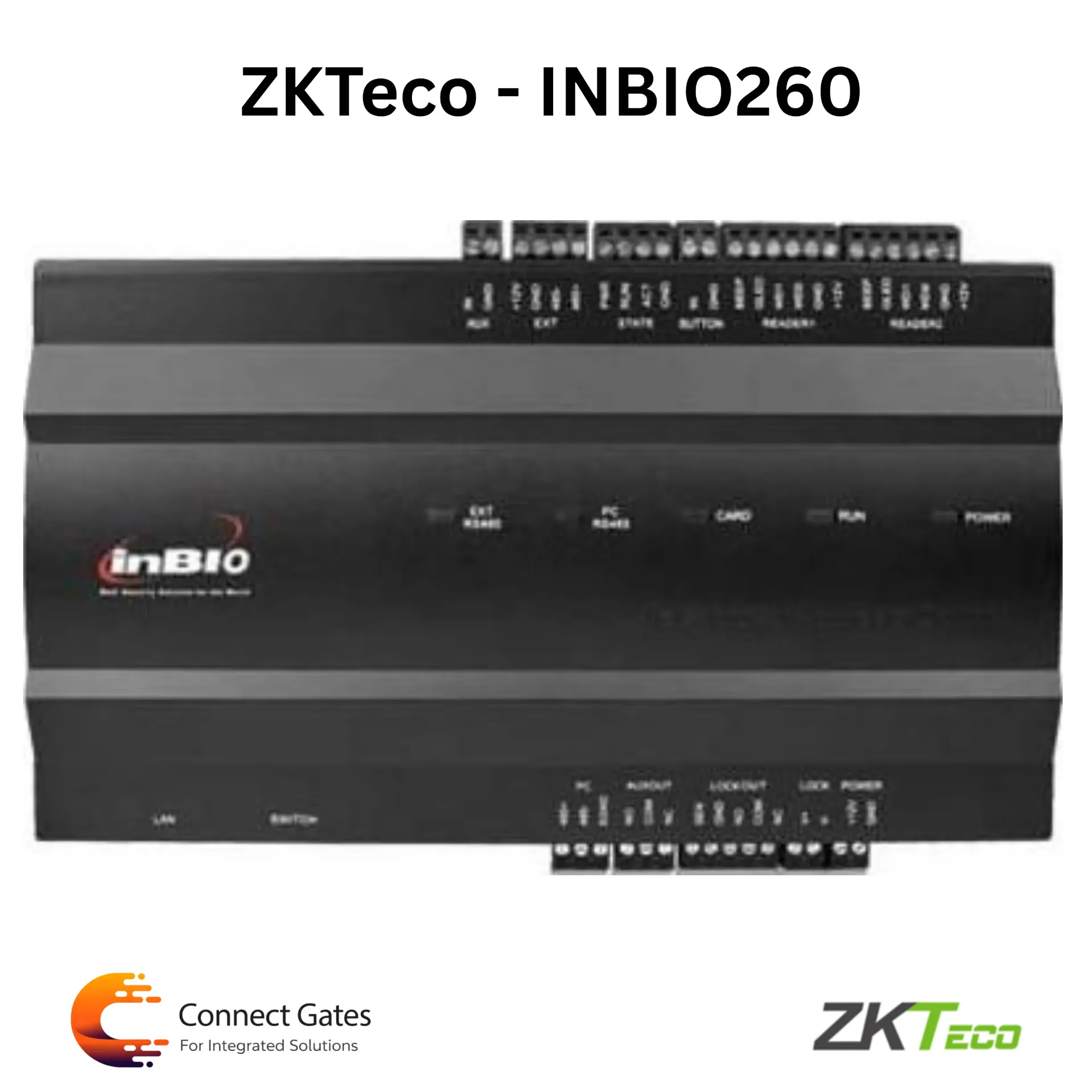 [INBIO-260] ZKTeco InBio260 – 2 Door Biometric Access Control Panel