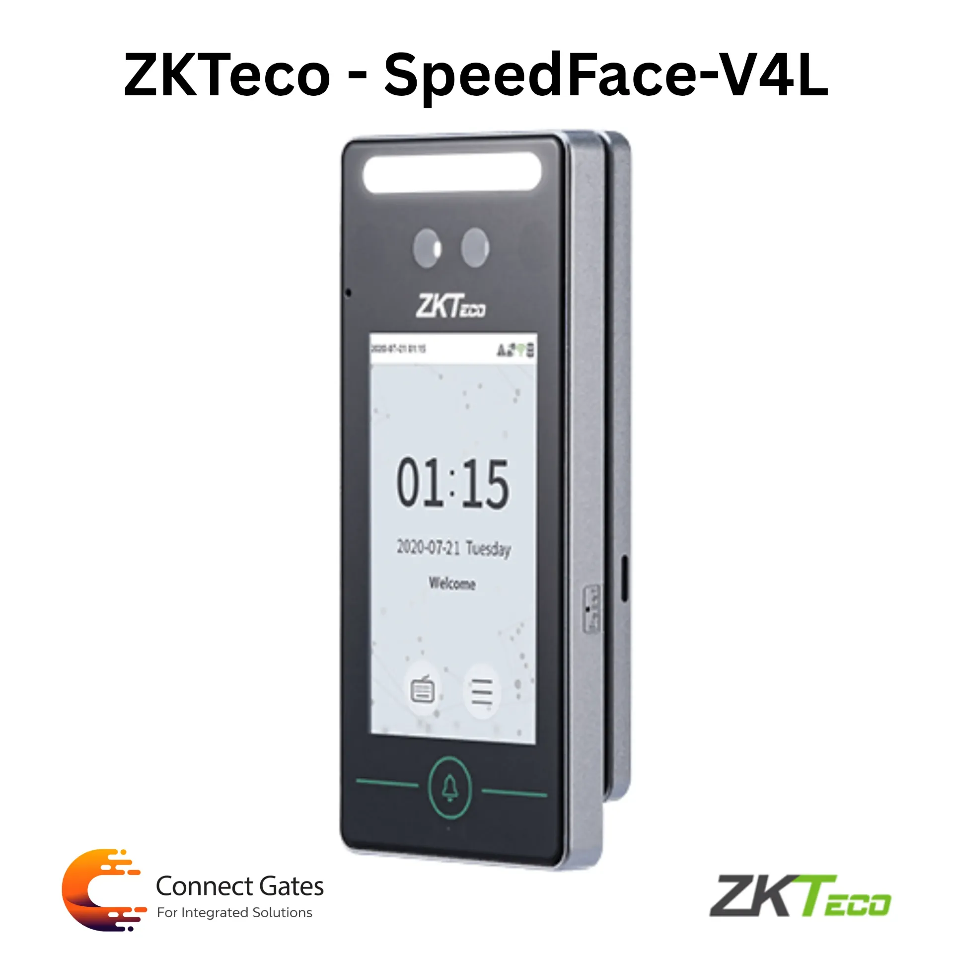 [SpeedFace-V4L] ZKTeco SpeedFace-V4L – Face & Palm Recognition Access Control Terminal