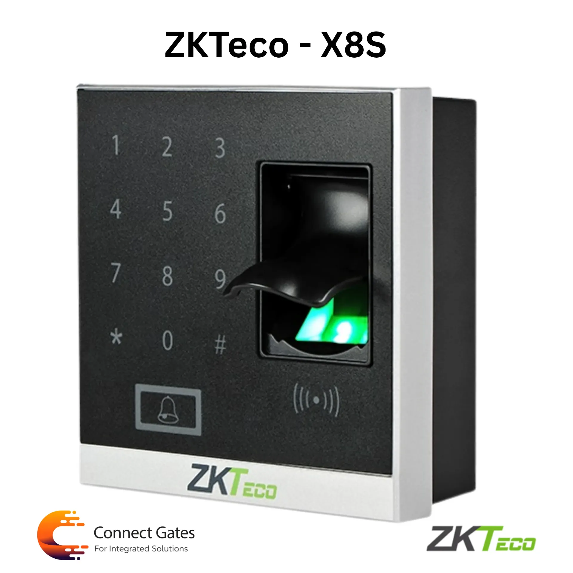 [X8S] ZKTeco X8S – Standalone Fingerprint & RFID Access Control Terminal