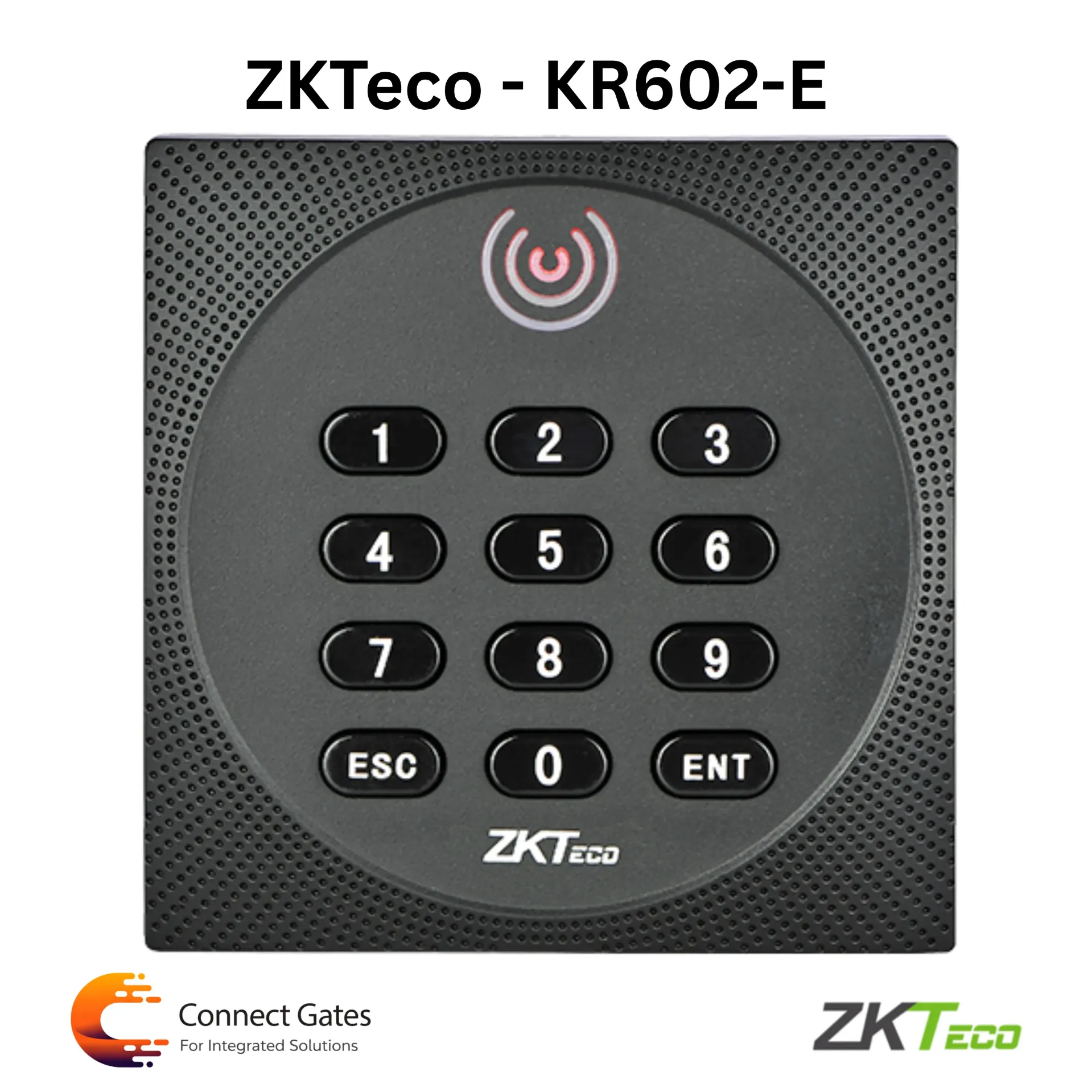 [KR602-E] ZKTeco KR602-E – Waterproof RFID & Keypad Access Control Reader