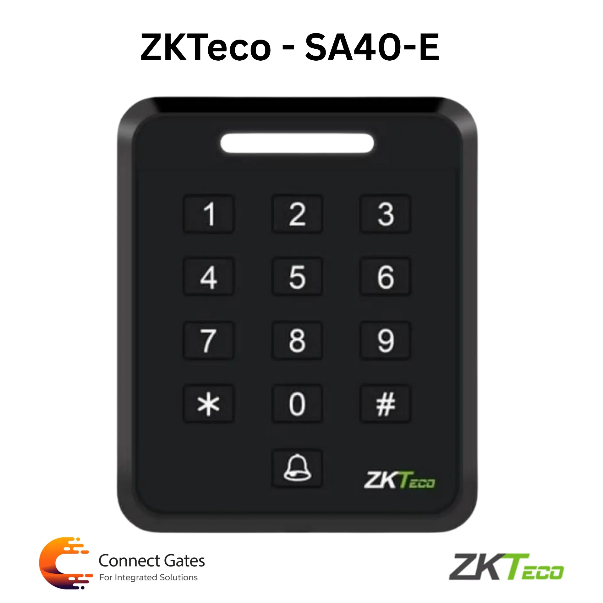 [SA40-E] ZKTeco SA40-E – Standalone RFID & Password Access Control Keypad