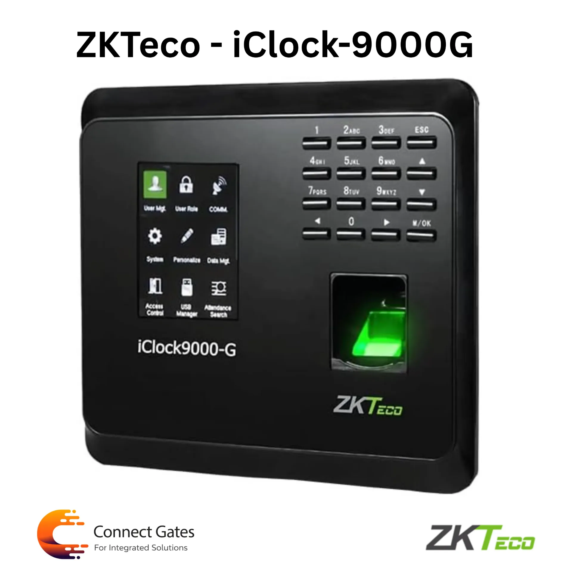 ZKTeco iClock-9000G – Advanced Fingerprint Time Attendance Device with RFID Support