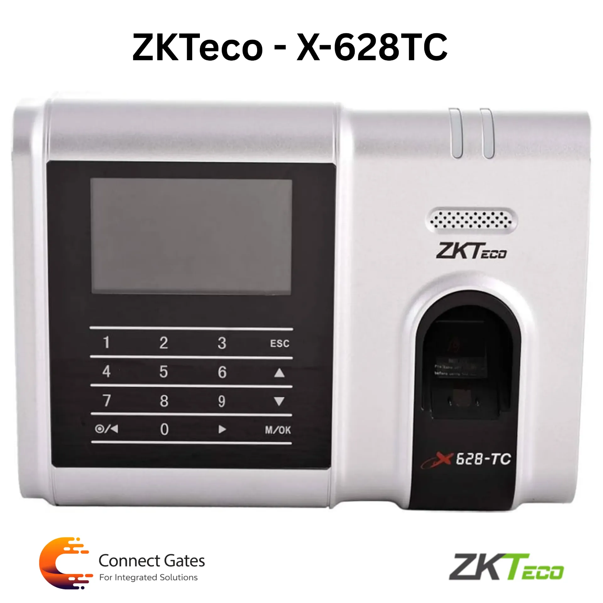 ZKTeco X-628TC – Fingerprint Time Attendance Device for Small & Medium Businesses