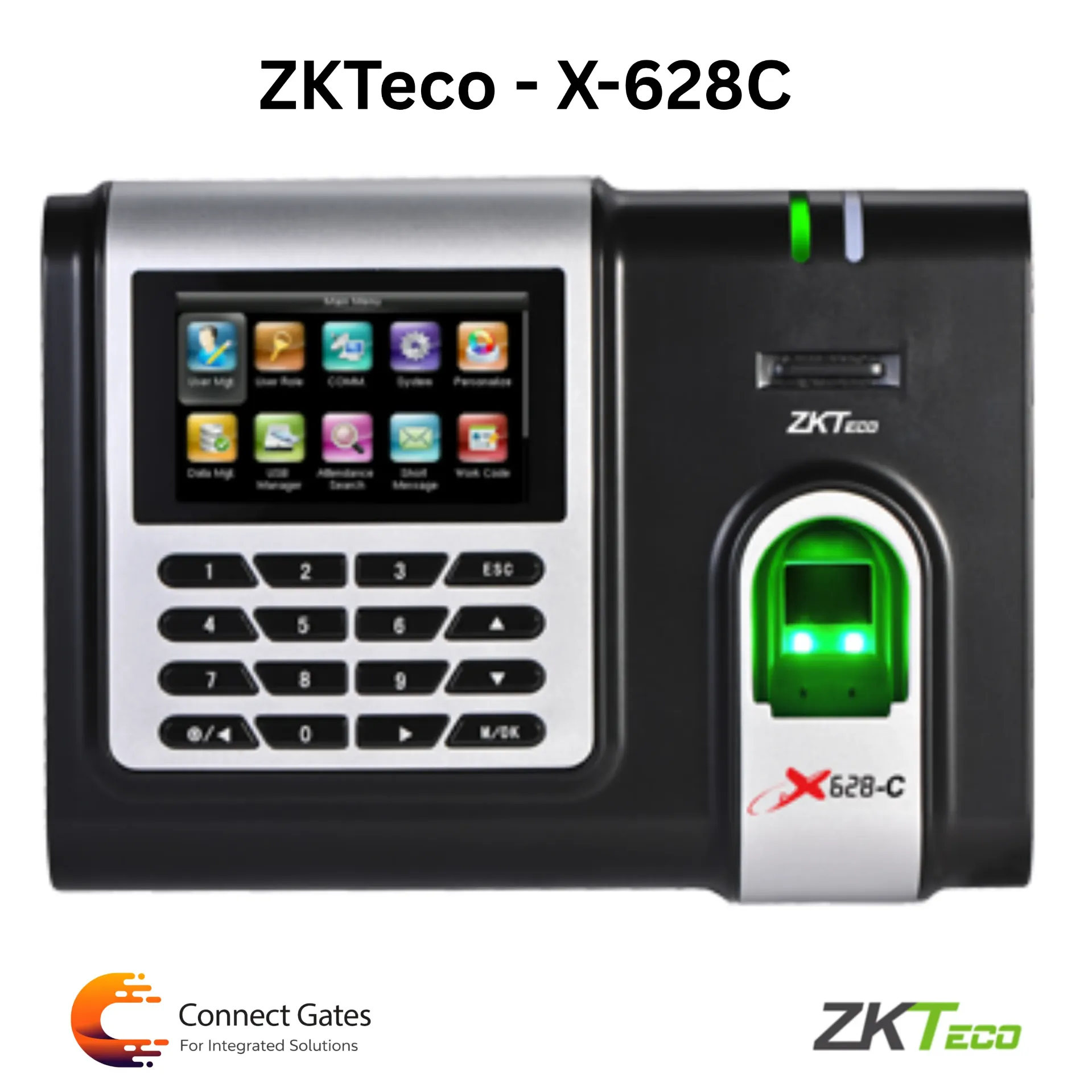 ZKTeco X-628C – Fingerprint Time Attendance & Access Control Device with RFID Support