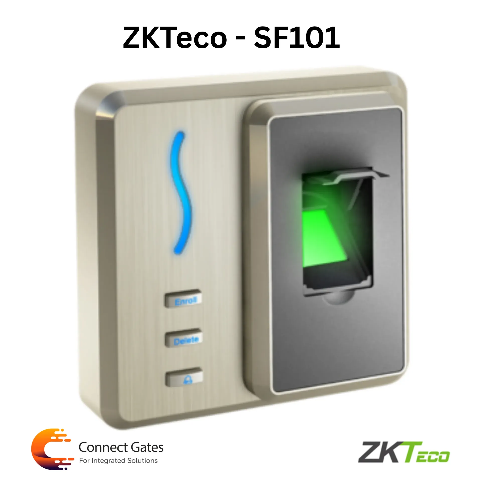 [SF101] ZKTeco SF101 – Standalone Fingerprint & RFID Access Control Terminal