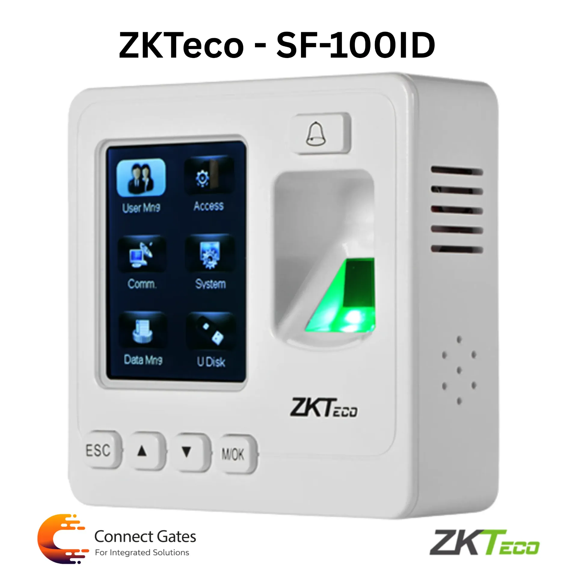 [SF100-ID] ZKTeco SF100-ID – Fingerprint Access Control Terminal