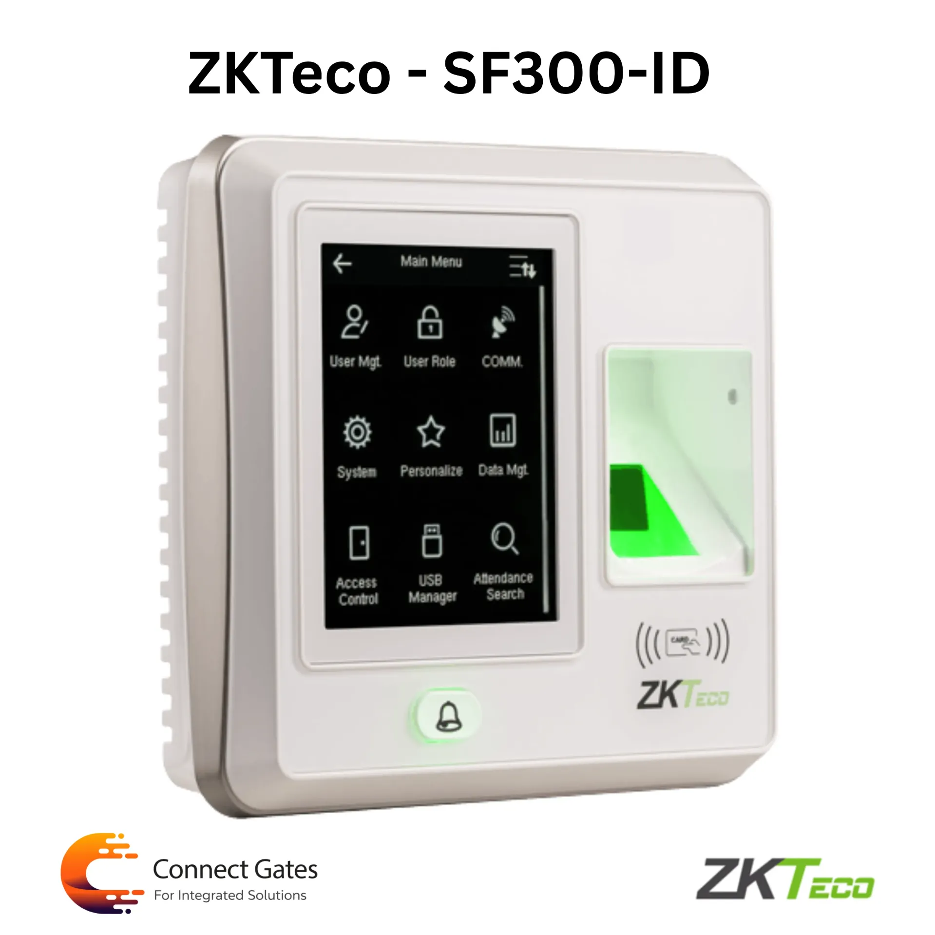 [SF300-ID] ZKTeco SF300-ID – Fingerprint & RFID Access Control Terminal