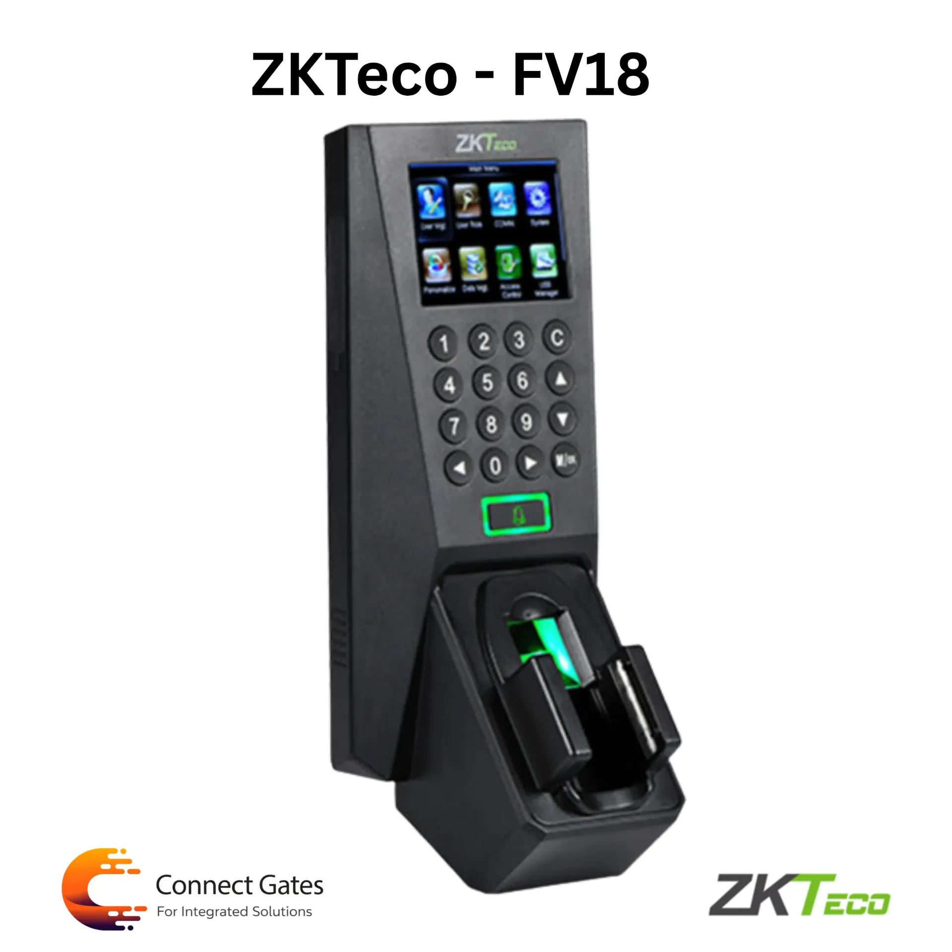 [FV18] ZKTeco FV18 – Fingerprint & Finger Vein Access Control Terminal