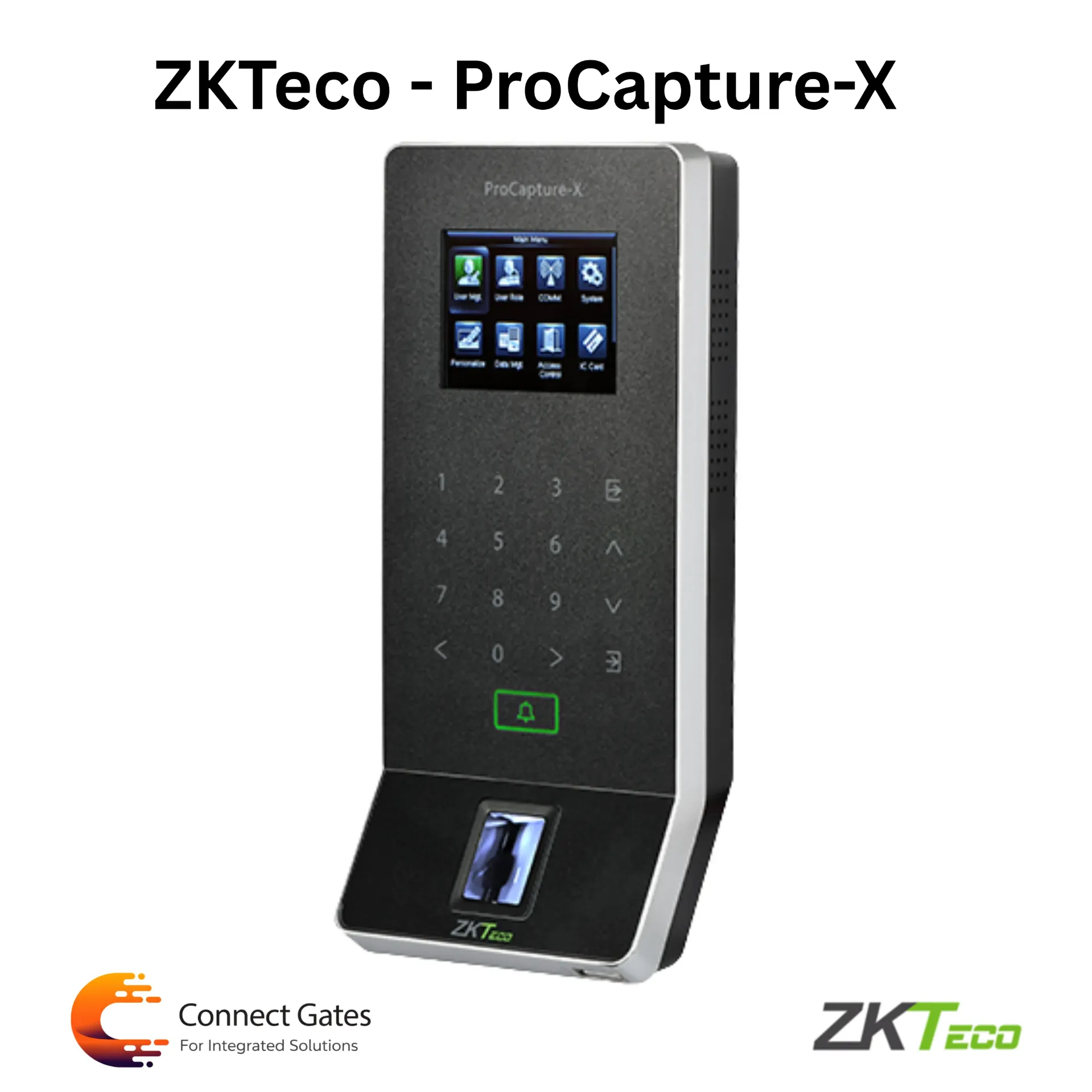 ZKTeco ProCapture-X – Multi-Biometric Access Control Terminal