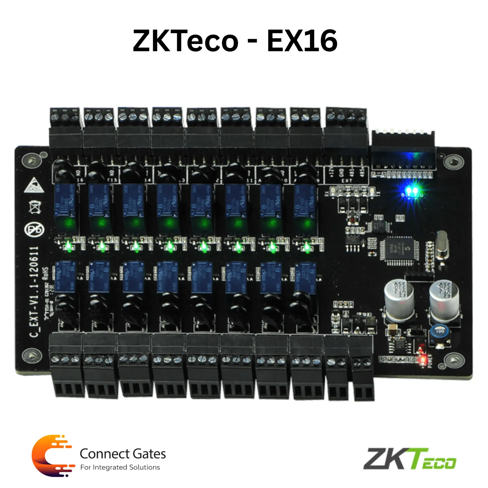[EX16] ZKTeco EX16 – Elevator Floor Expansion Board