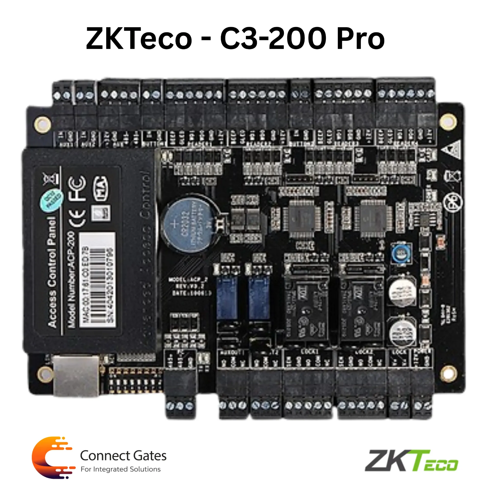 [C3-200 Pro] ZKTeco C3-200 Pro – 2 Door Access Control Panel