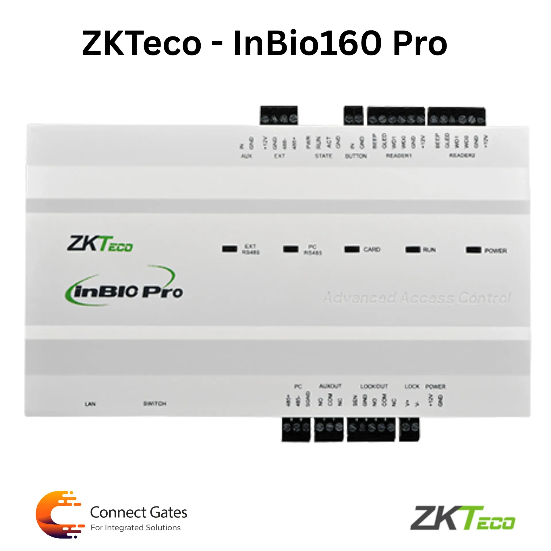 [InBio160 Pro] ZKTeco InBio160 Pro – 1 Door Professional Access Control Panel