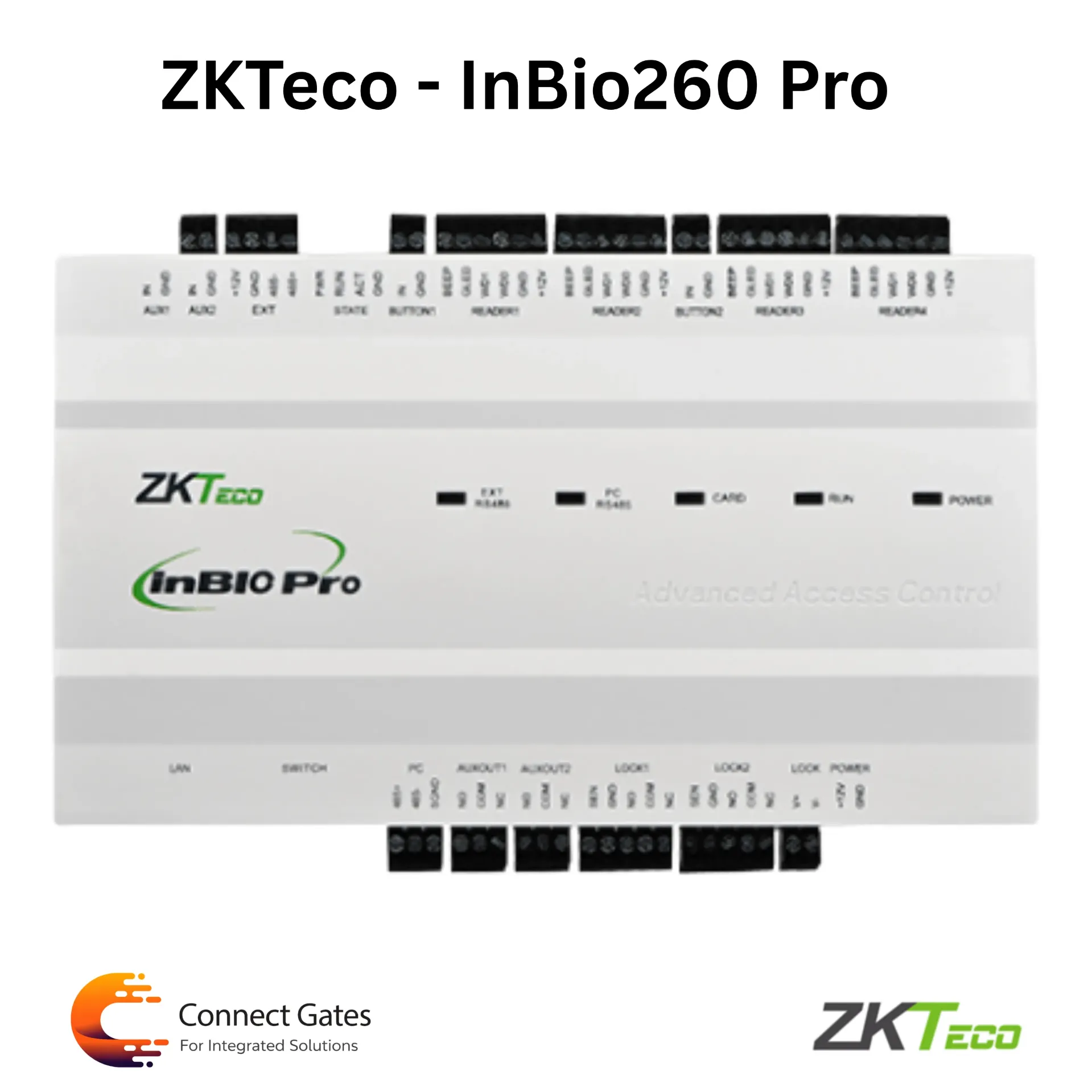 [InBio260 Pro] ZKTeco InBio260 Pro – 2 Door Professional Access Control Panel