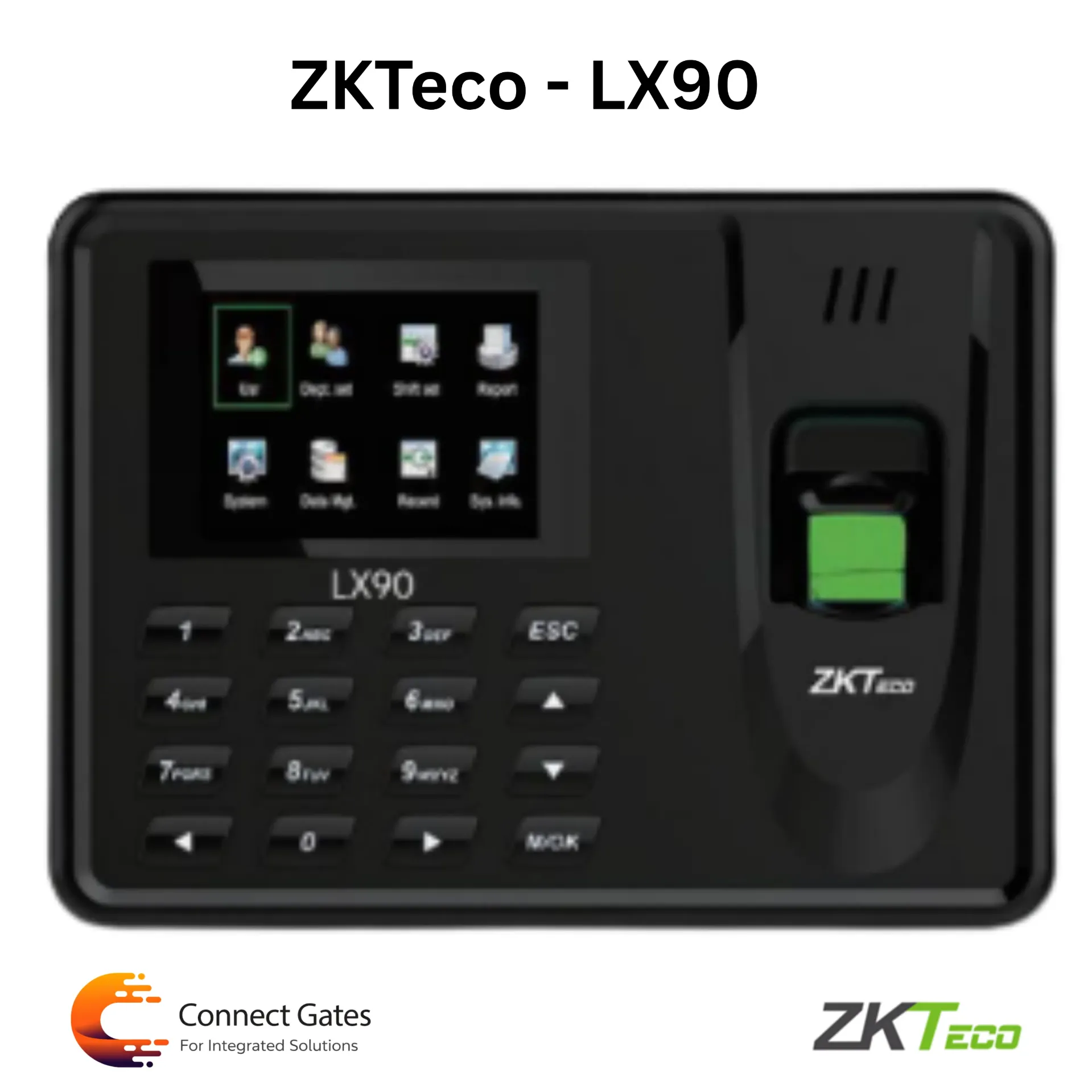 [LX90] ZKTeco LX90 – Advanced Fingerprint Time Attendance Device