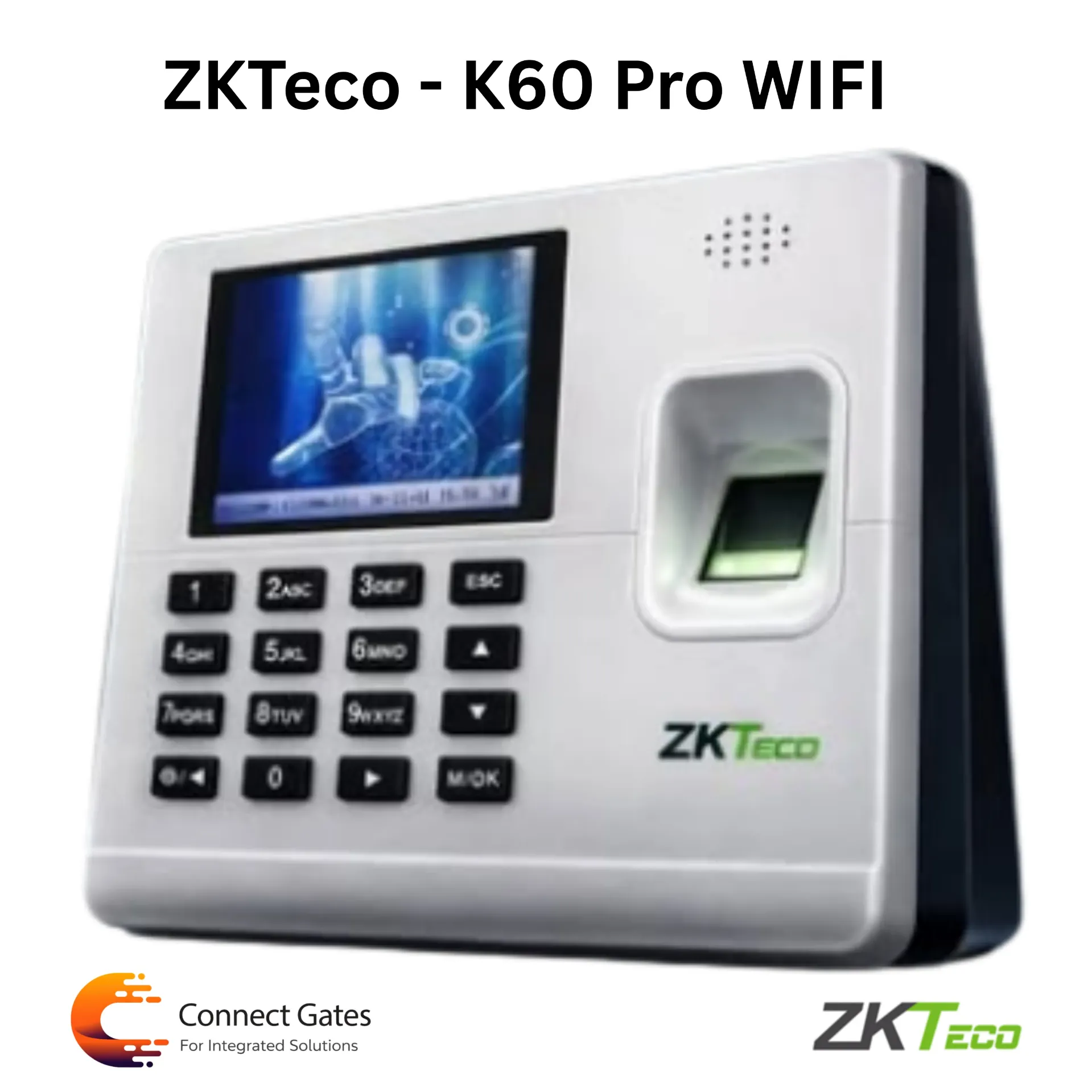 [K60 Pro-WIFI] ZKTeco K60 Pro-WIFI – Fingerprint Time Attendance & Access Control Terminal