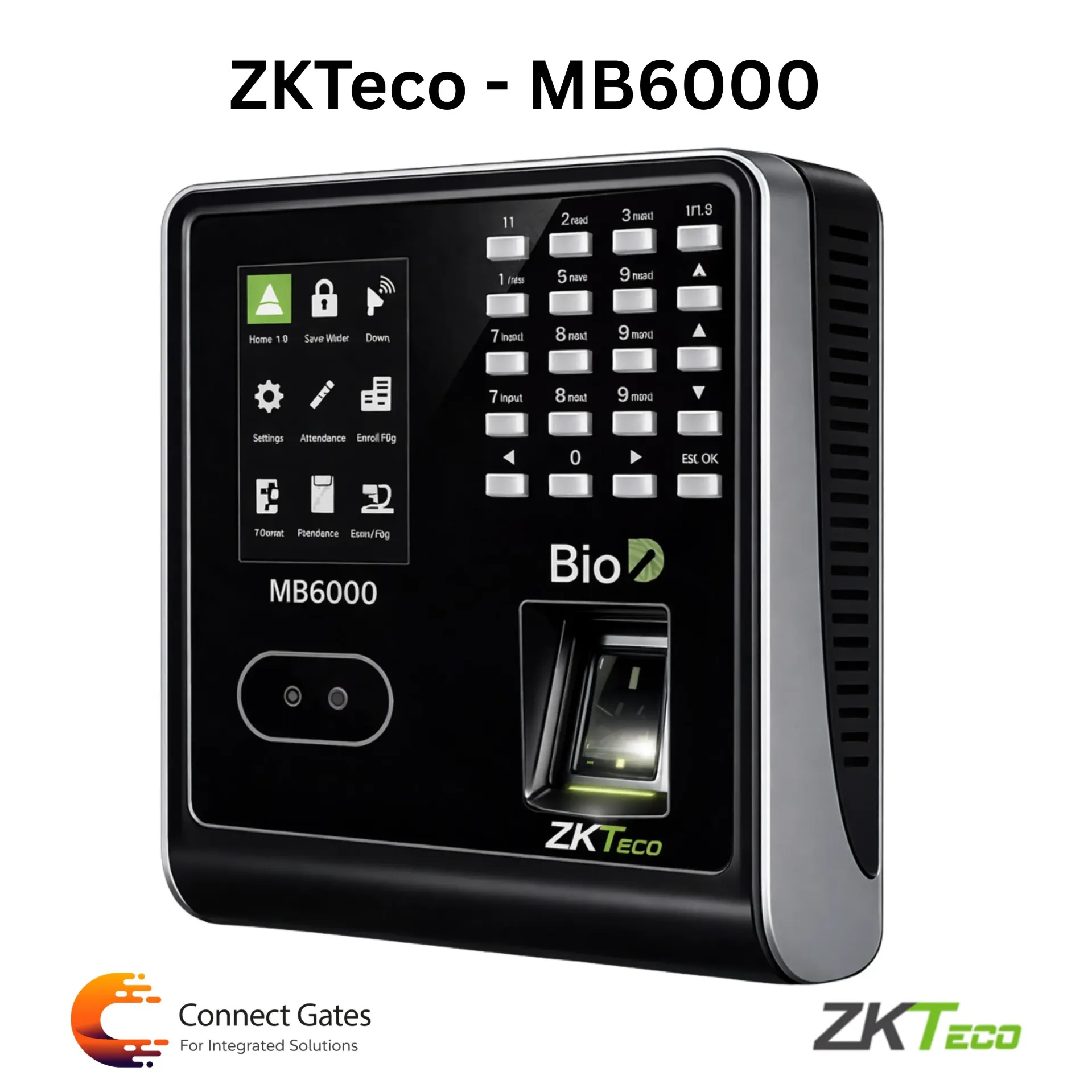 [MB6000] ZKTeco MB6000 – Advanced Multi-Biometric Attendance & Access Control Terminal