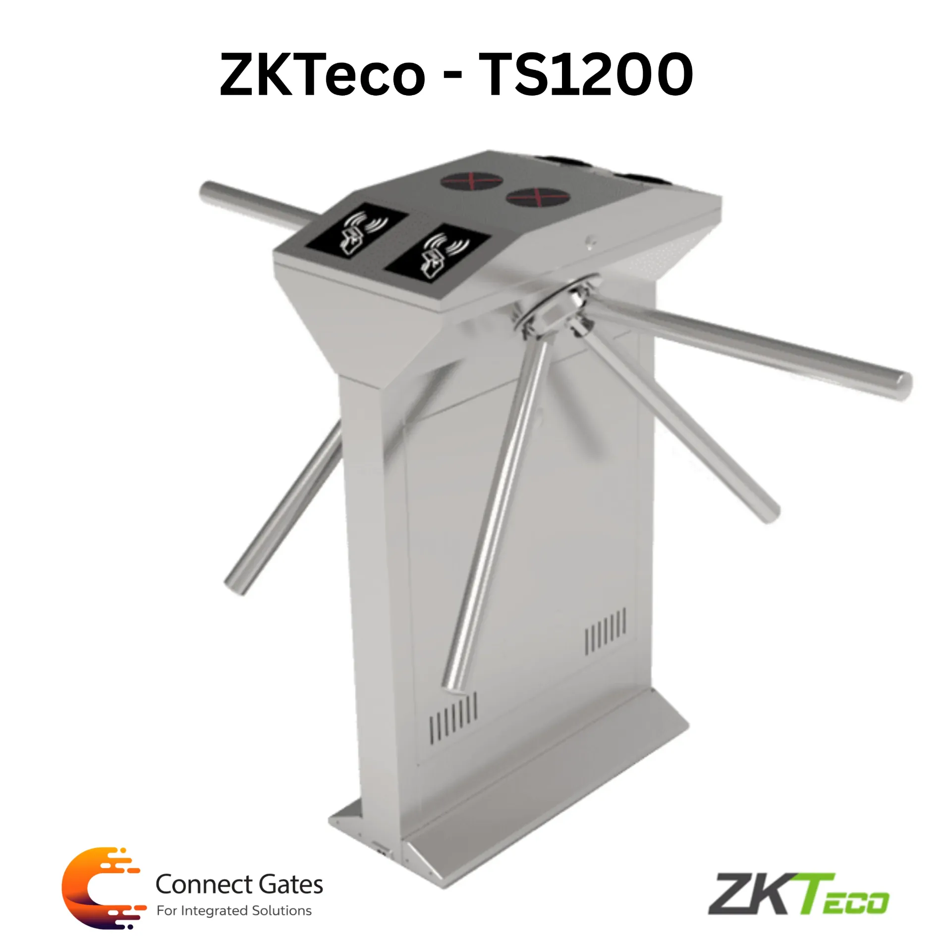 [TS1200] ZKTeco TS1200 – Professional Compact Tripod Turnstile for High-Traffic Entrance Control