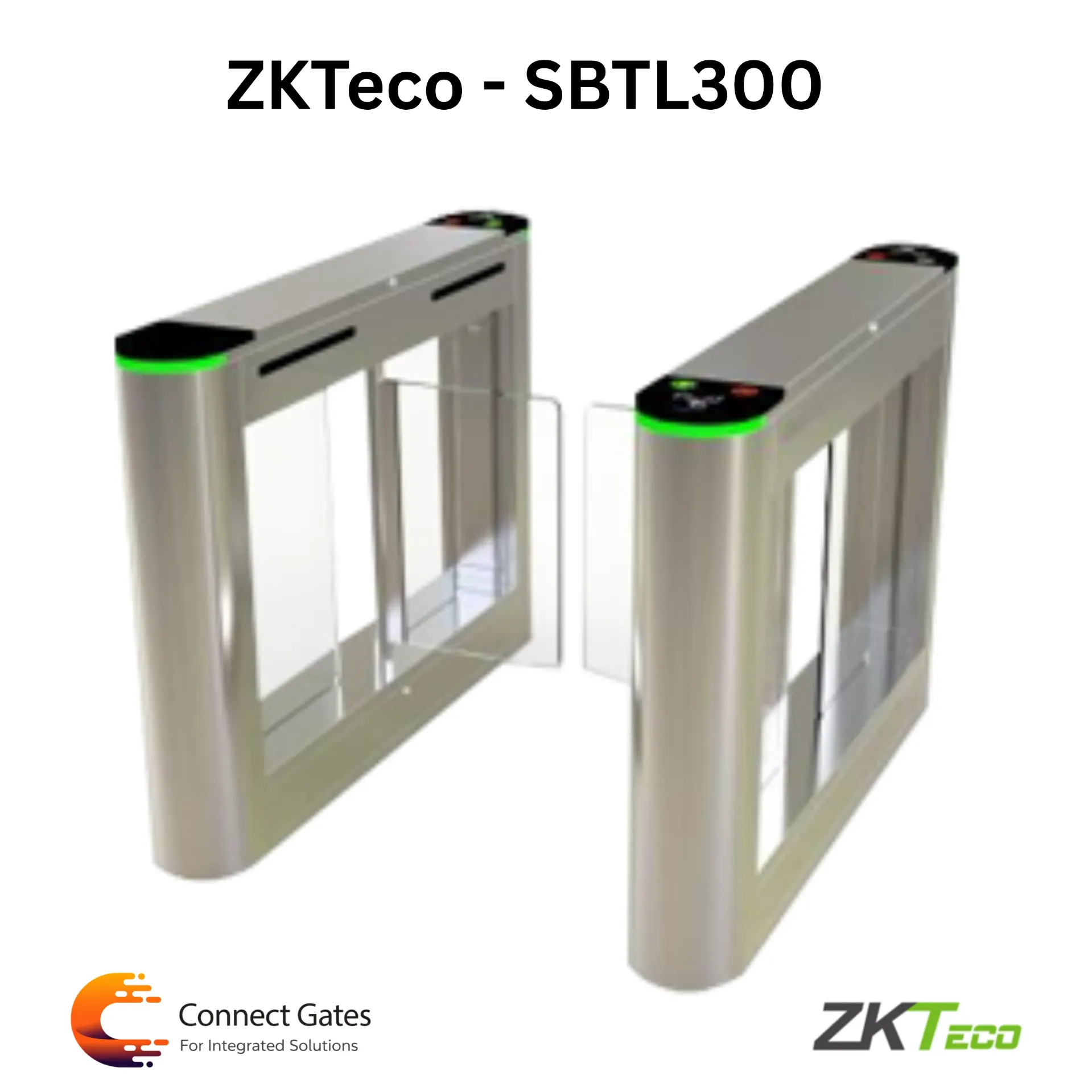 [SBTL300] ZKTeco SBTL300 – Professional Single Lane Swing Barrier Turnstile for Elegant Access Control