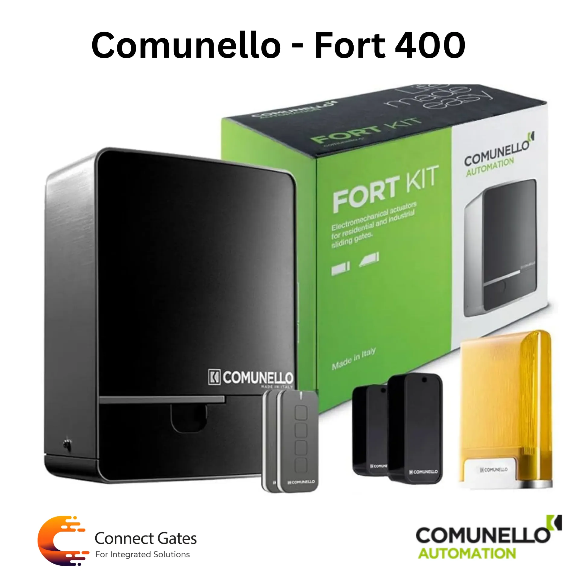 [FORT 400] Comunello FORT 400 – Sliding Gate Motor for Gates up to 400 KG