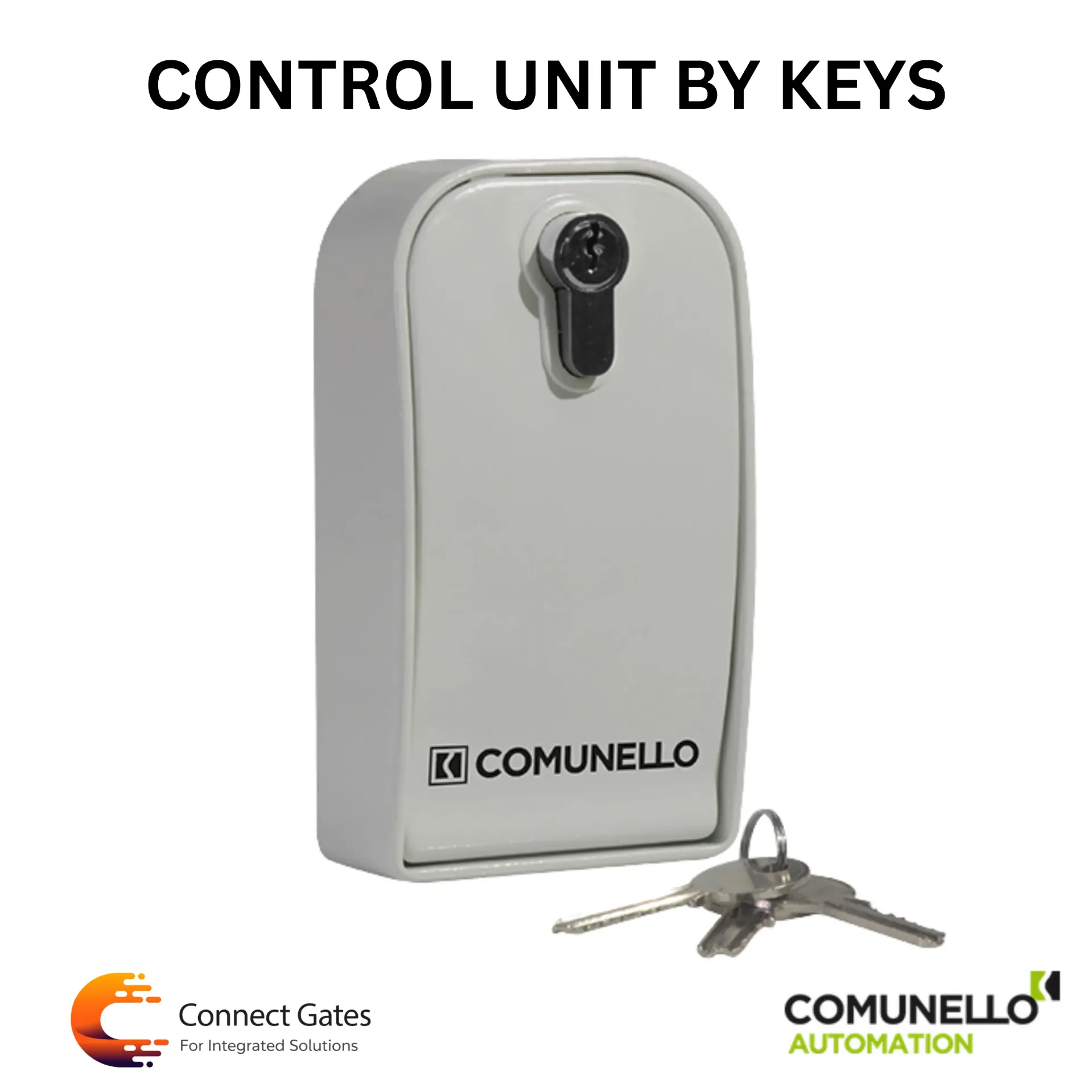 [External Key Release Box] Comunello External Key Release Box – Manual Emergency Release Box for Gate Automation Systems