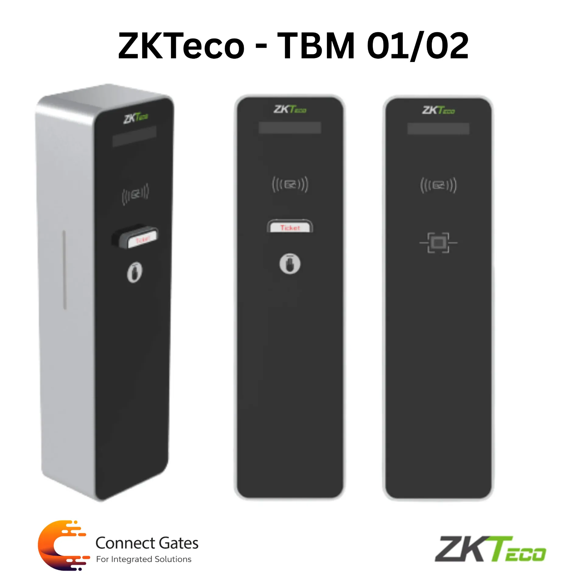[TBM02] ZKTeco TBM02 – Contactless Parking Ticket / QR Validation Terminal