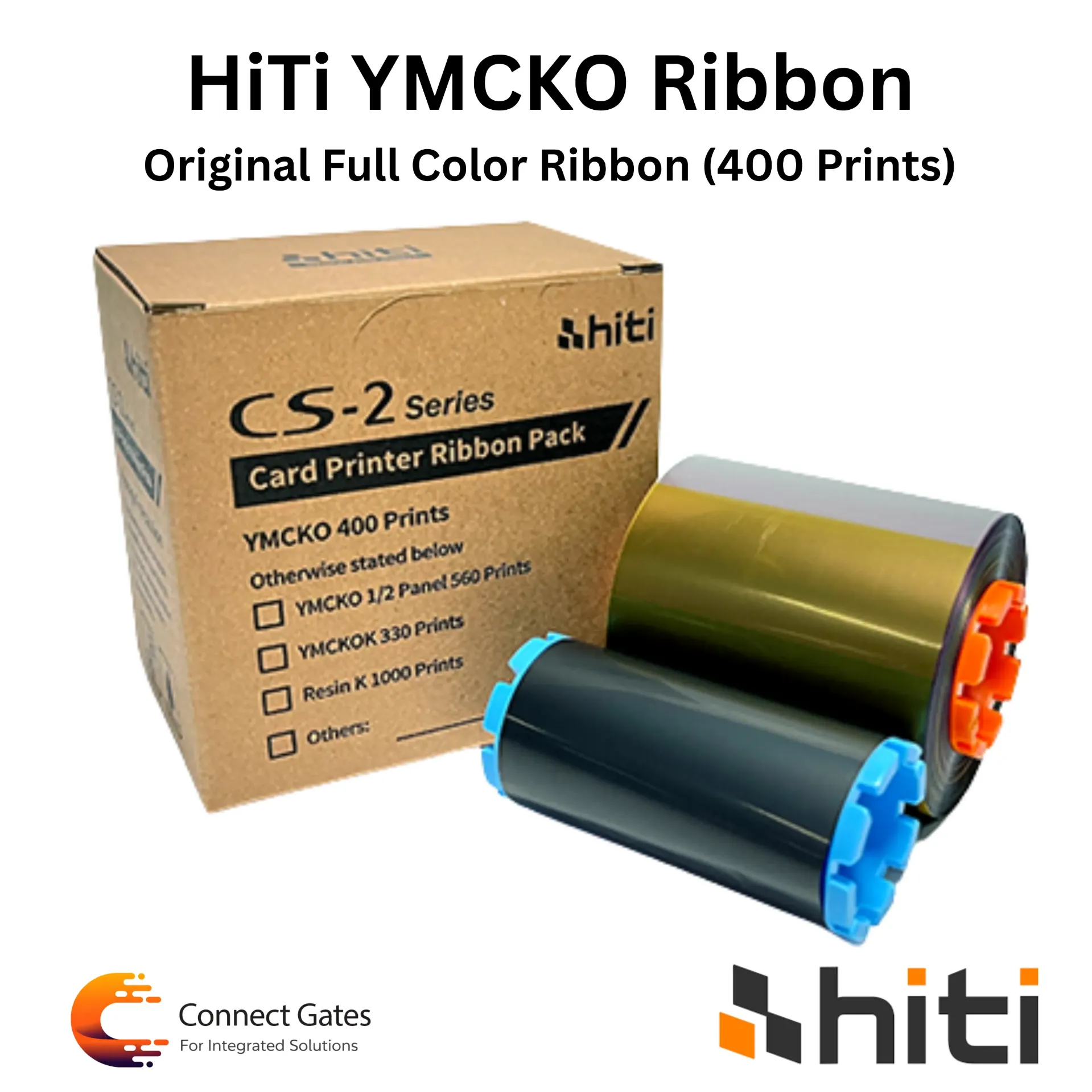 [HiTi YMCKO Ribbon] HiTi YMCKO Ribbon – Original Full Color Ribbon (400 Prints)