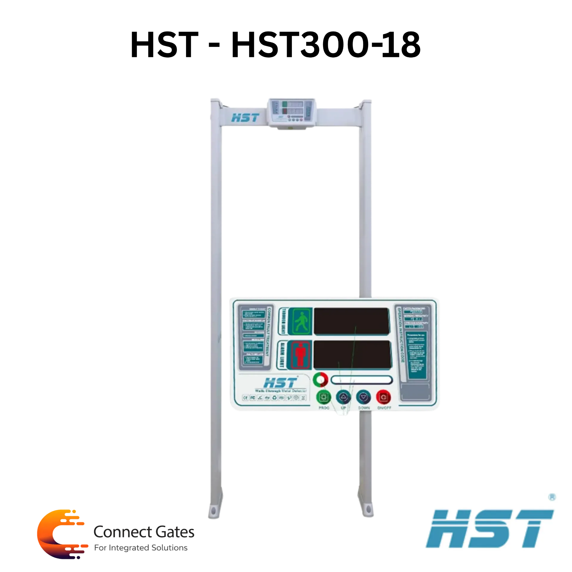 [HST300-18] HST HST300-18 – Walk Through Metal Detector (18 Zones)