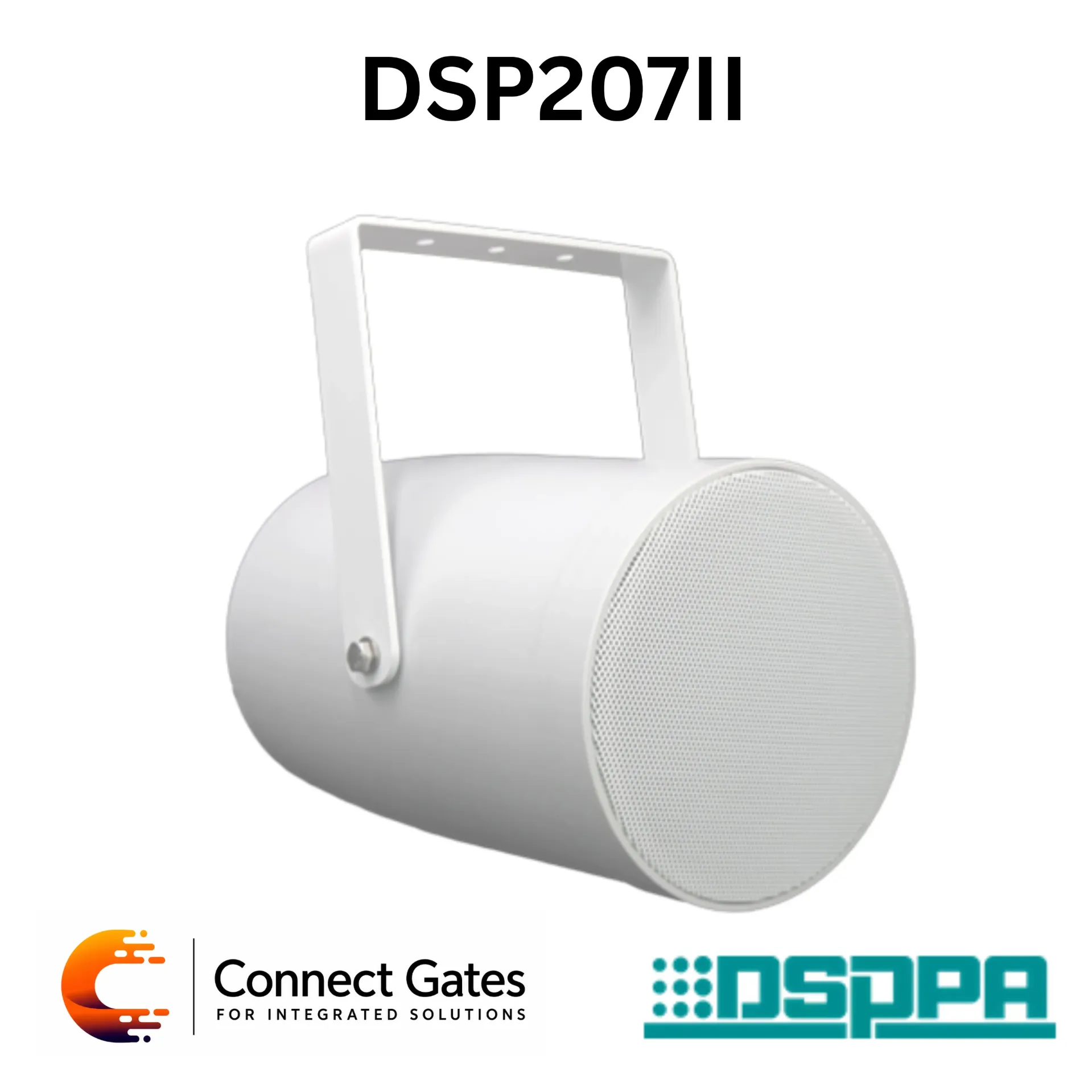 [DSP207II] DSPPA DSP207II – 20W Unidirectional Sound Projector, 70V/100V Commercial Public Address & Background Music Speaker