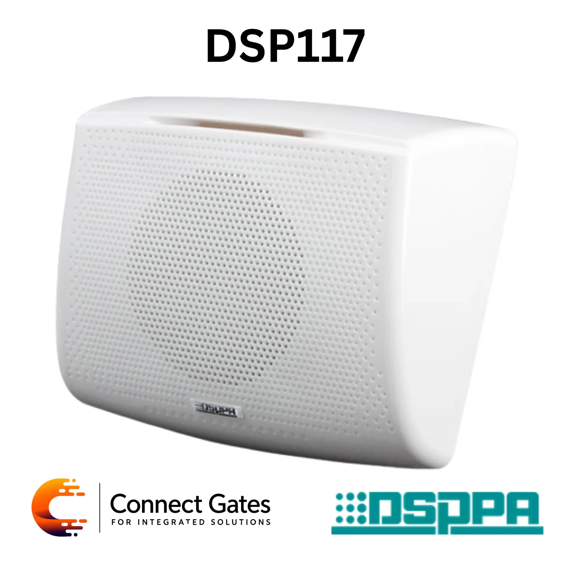 [DSP117] DSPPA DSP117 – 10W 4.5" Wall Mount Speaker, 70V/100V Cost-Effective Commercial Public Address & Background Music Speaker
