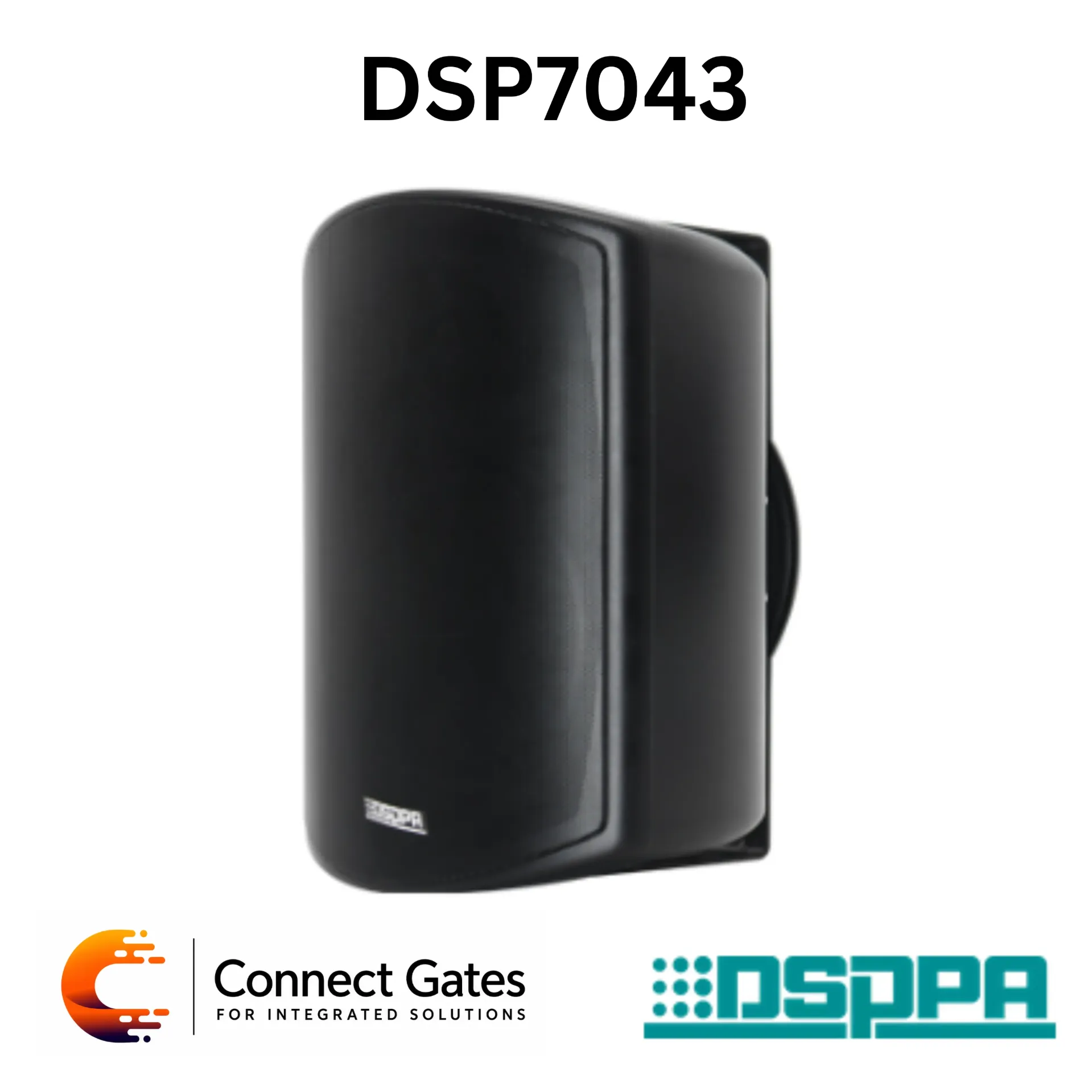 [DSP7043] DSPPA DSP7043 – 30W 4.5" 2-Way Wall Mount Speaker, 70V Multi-Tap & 8Ω Professional Commercial Foreground / Background Audio Speaker