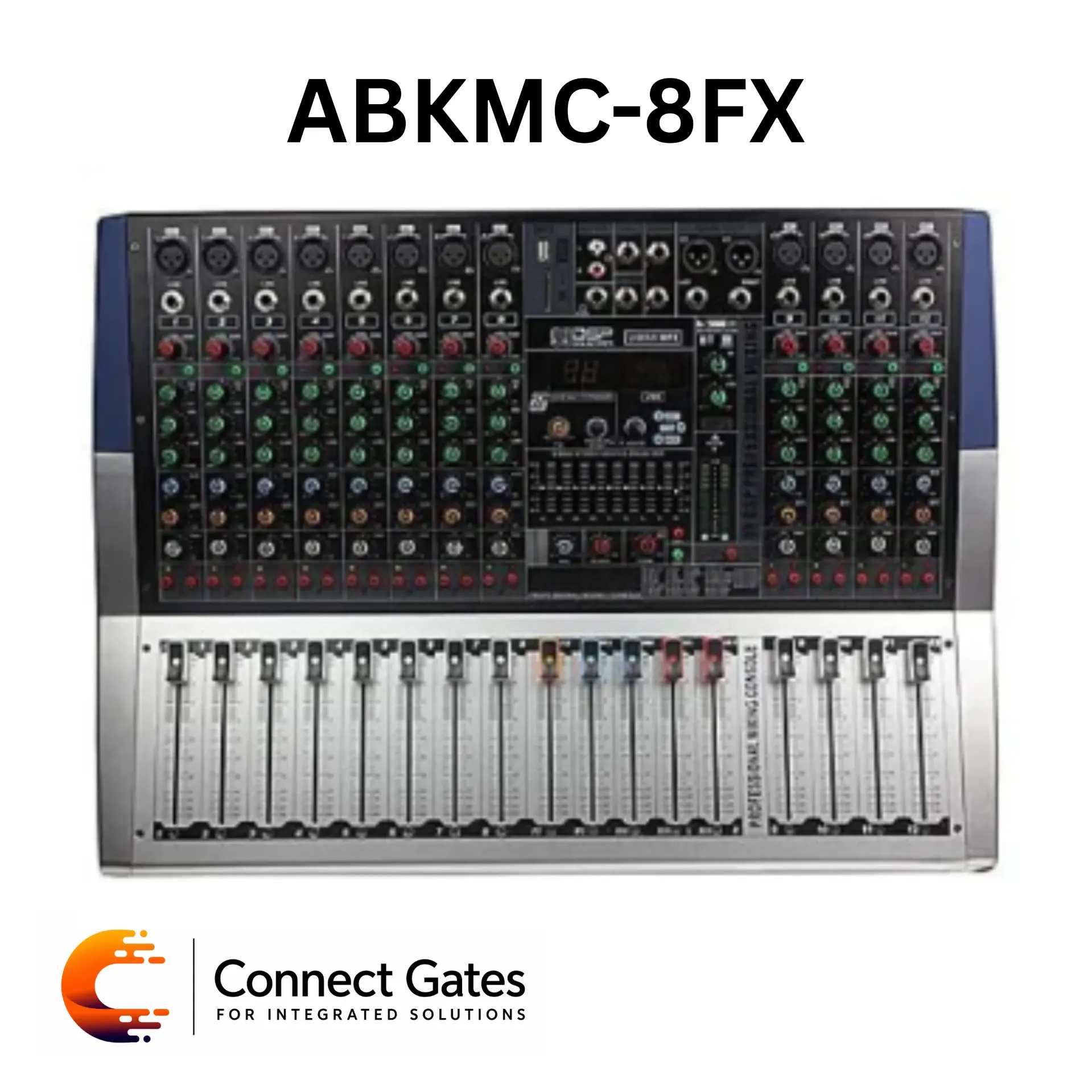 [ABK MC-8FX] ABK MC-8FX – High Quality 8 Channel Mixer with DSP Effects, Bluetooth & USB/SD Player
