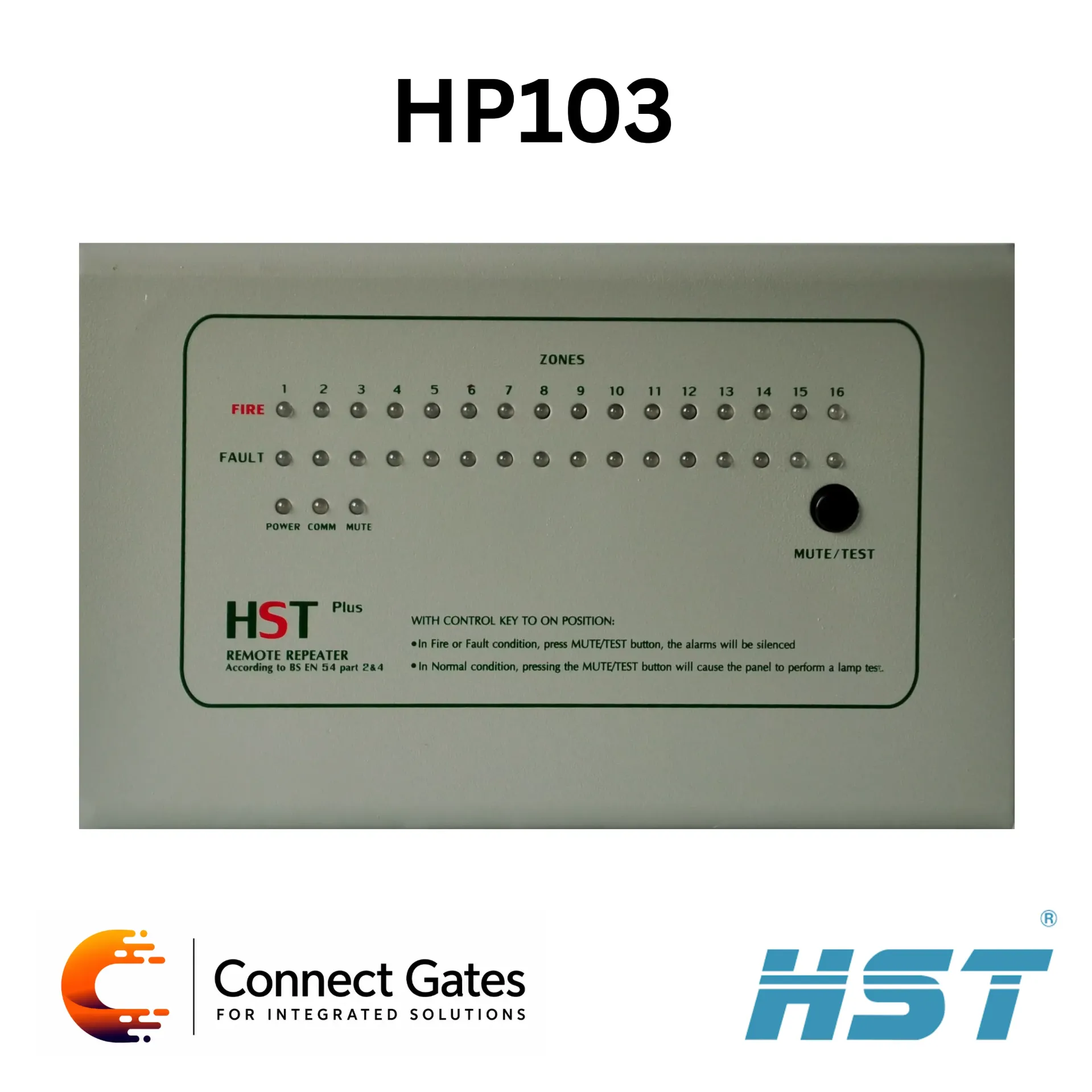 HST HP103 – Intelligent Addressable Fire Alarm Control Panel