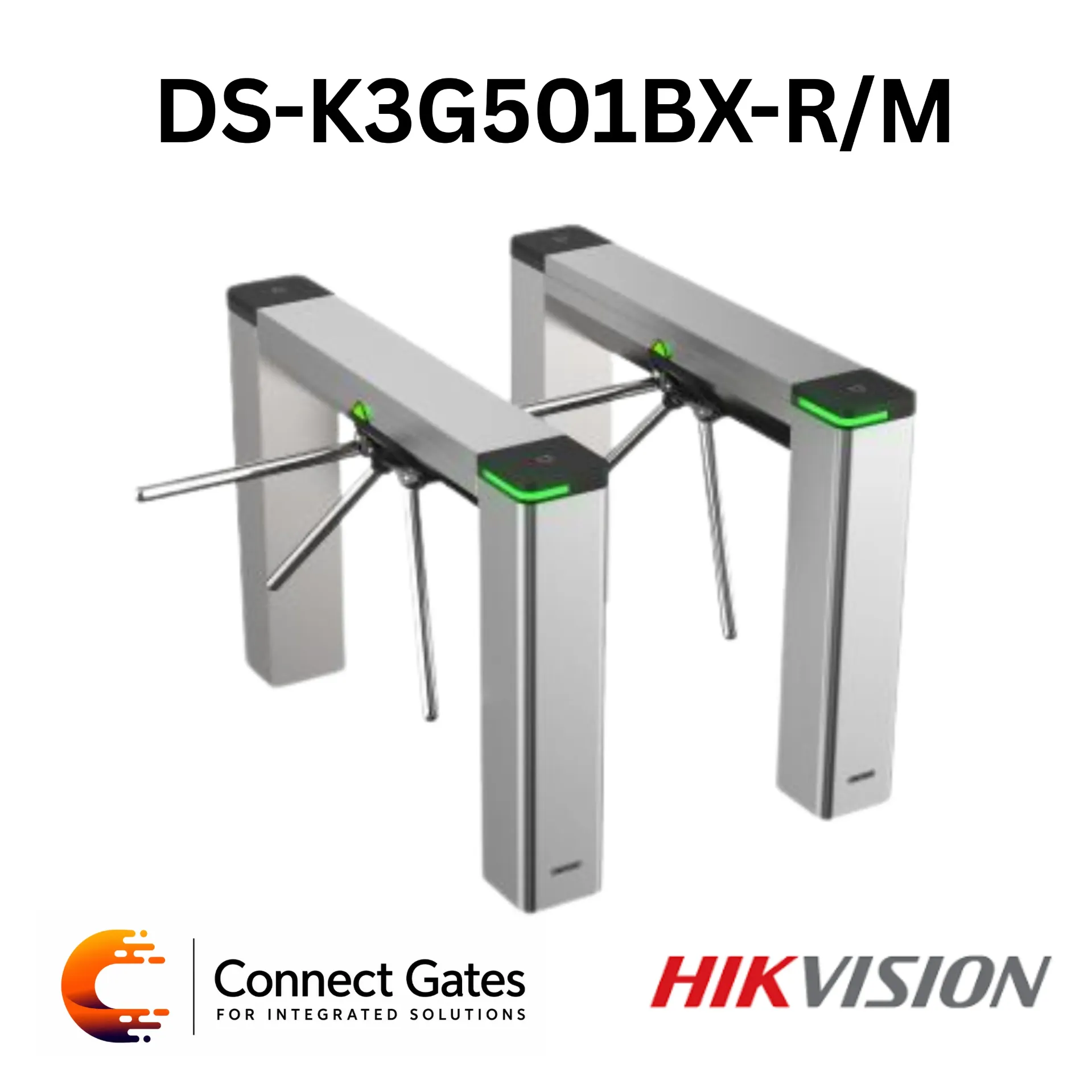 Hikvision DS-K3G501BX-R/M – Pro Tripod Turnstile, Smart Network Access Control Barrier, Built-in Controller, SUS304