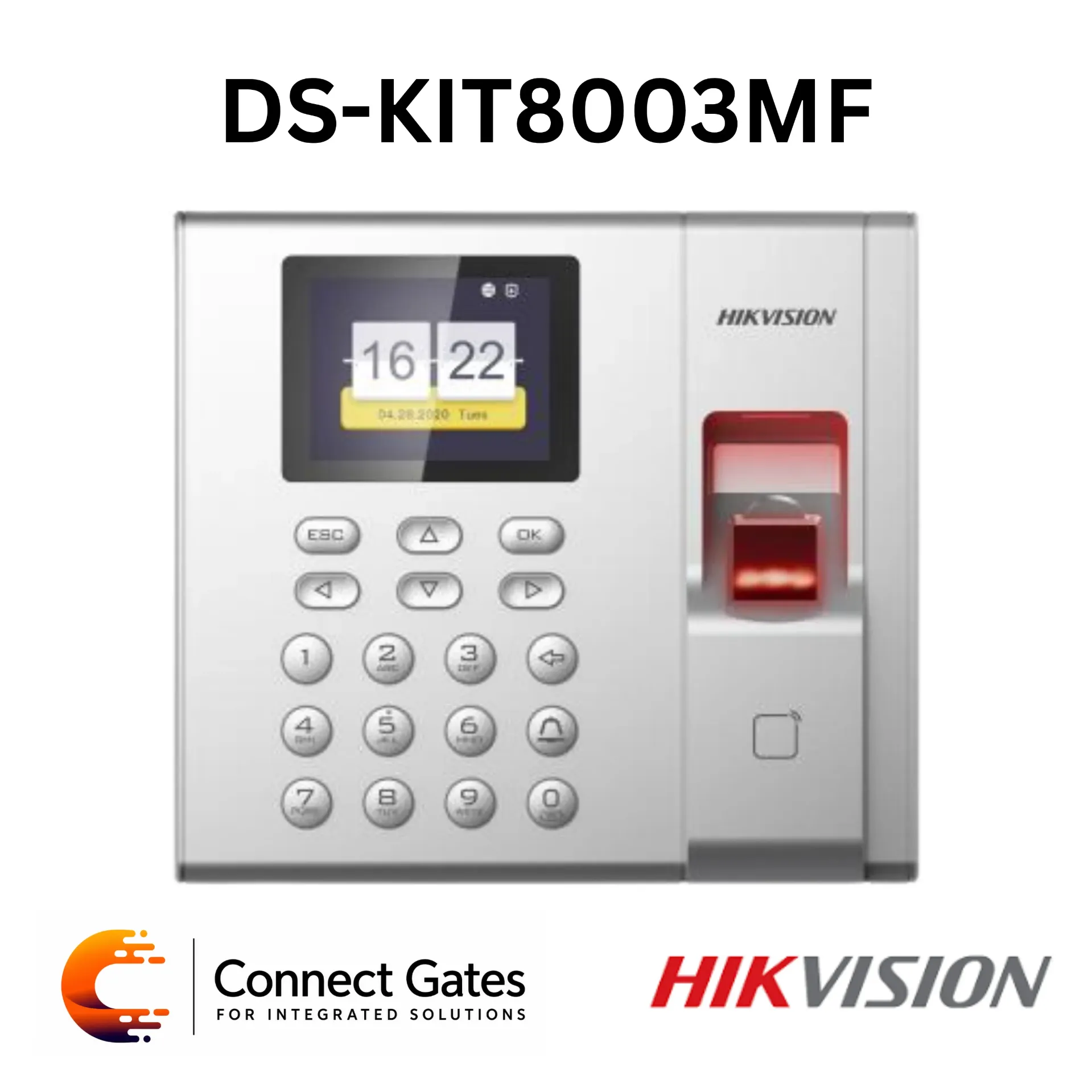 [DS-K1T8003MF] Hikvision DS-K1T8003MF – Fingerprint Access Control Terminal