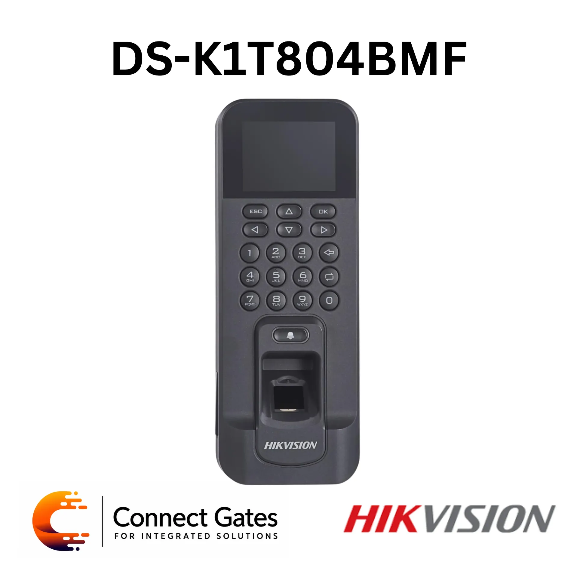 [DS-K1T804BMF] Hikvision DS-K1T804BMF – Fingerprint Access Control & Time Attendance Terminal