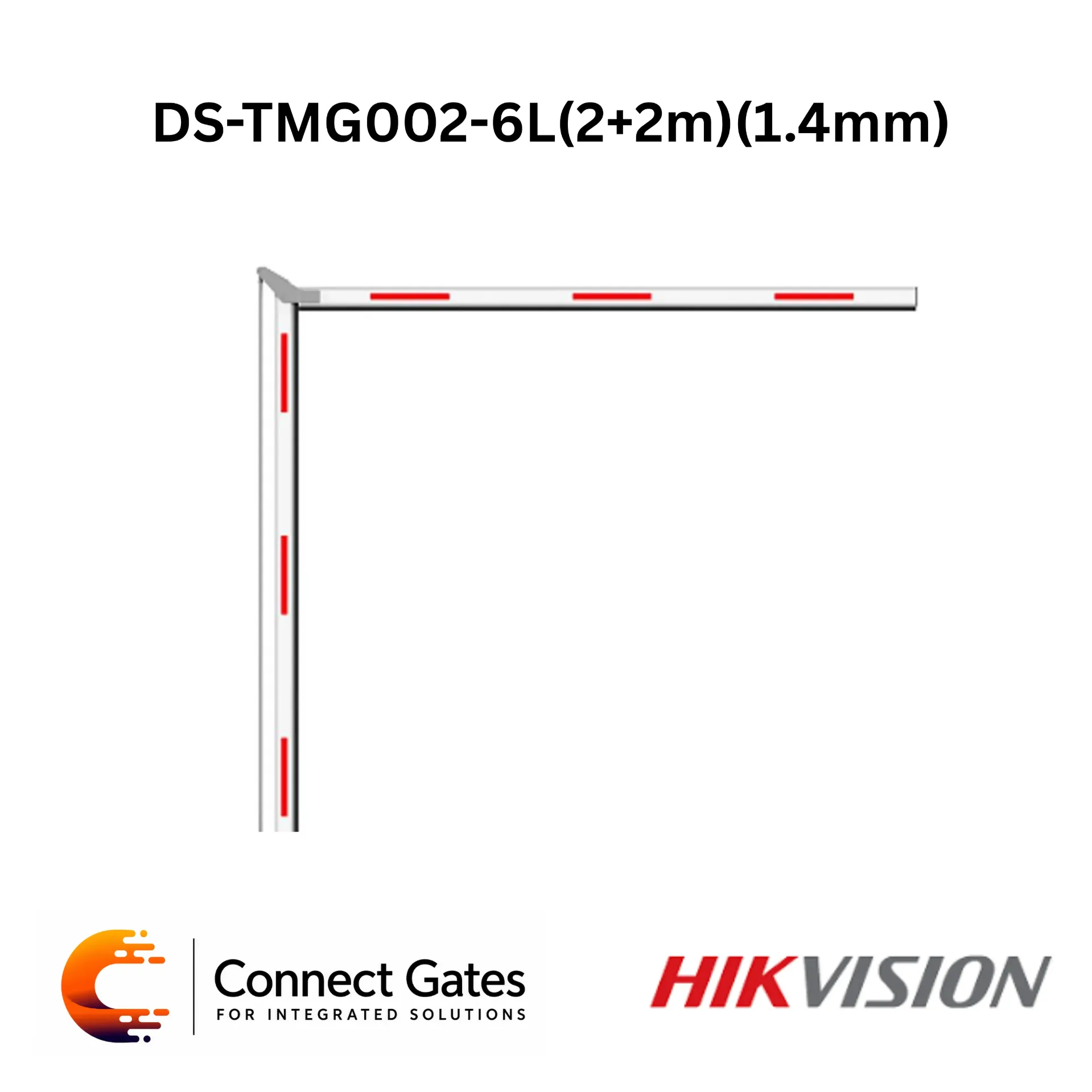 [DS-TMG002-3 – 2+2m] Hikvision DS-TMG002-3 – 2+2m Folding Boom Barrier Arm