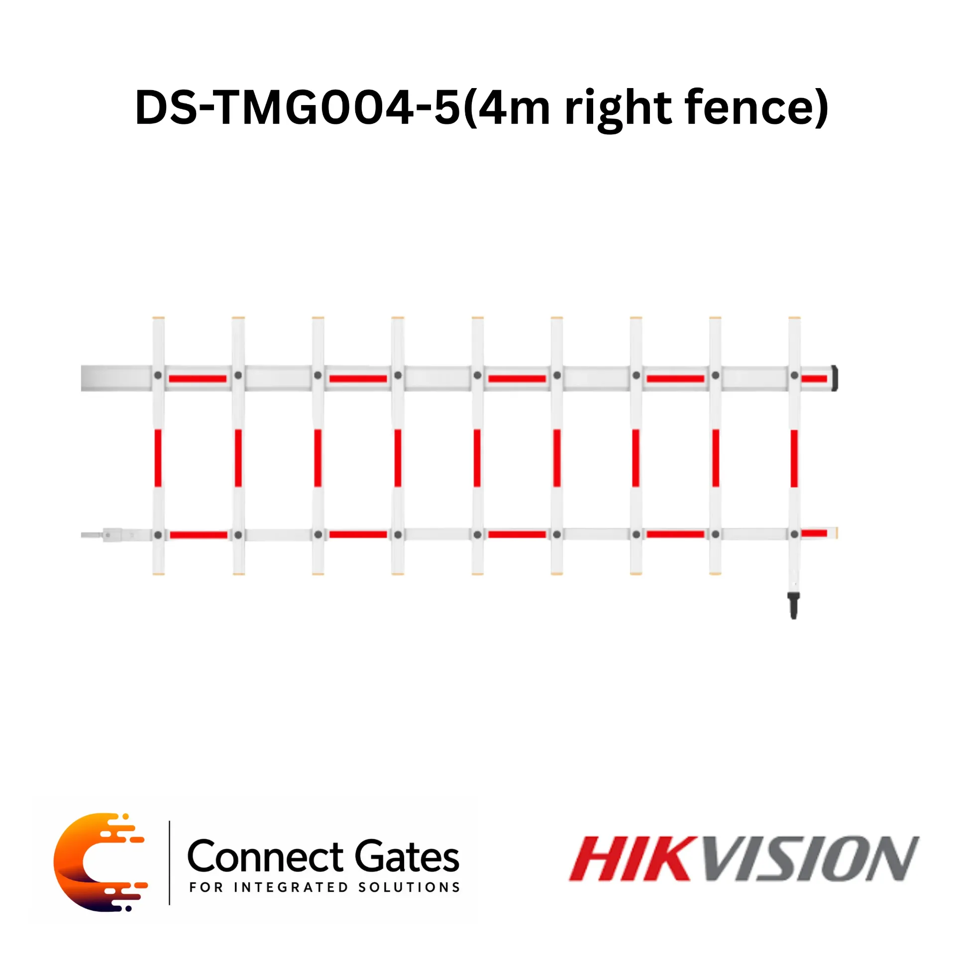 Hikvision DS-TMG004-5 – 4m Right Fence Boom Barrier Arm