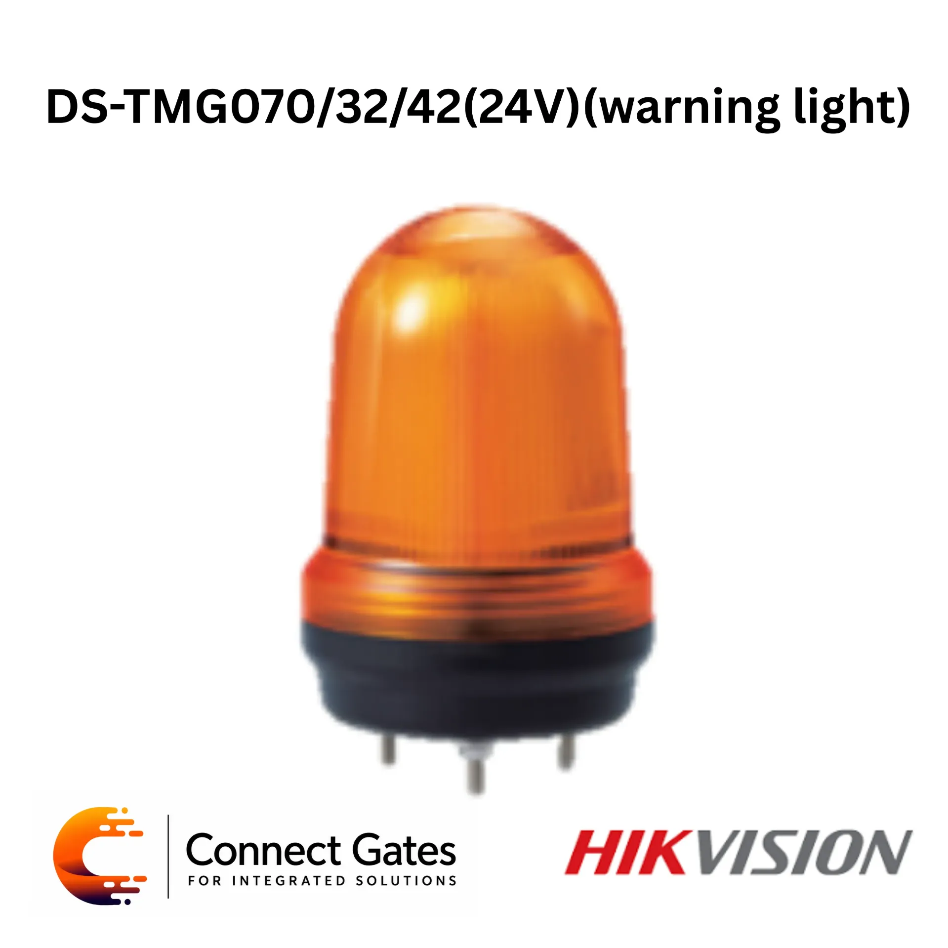 [DS-TMG070/32/42] Hikvision DS-TMG070/32/42 – Warning Light, 12–24VDC Barrier Gate Safety Indicator with Built-in Bracket