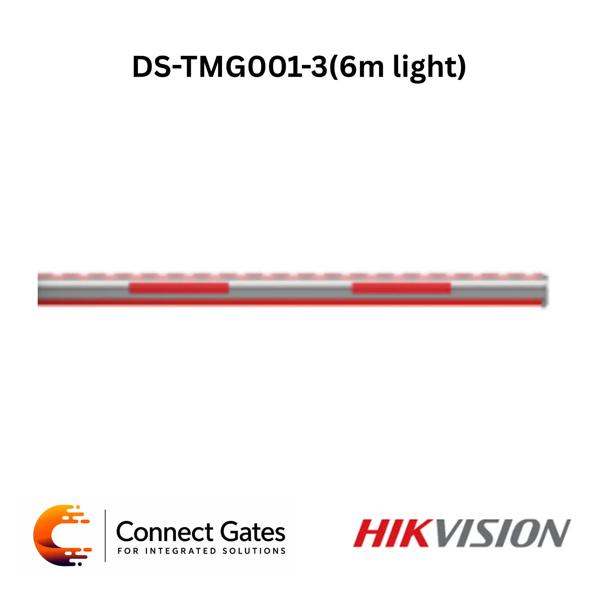 Hikvision DS-TMG001-3 – 6m Light Boom Barrier Arm, High-Speed Aluminum Pole