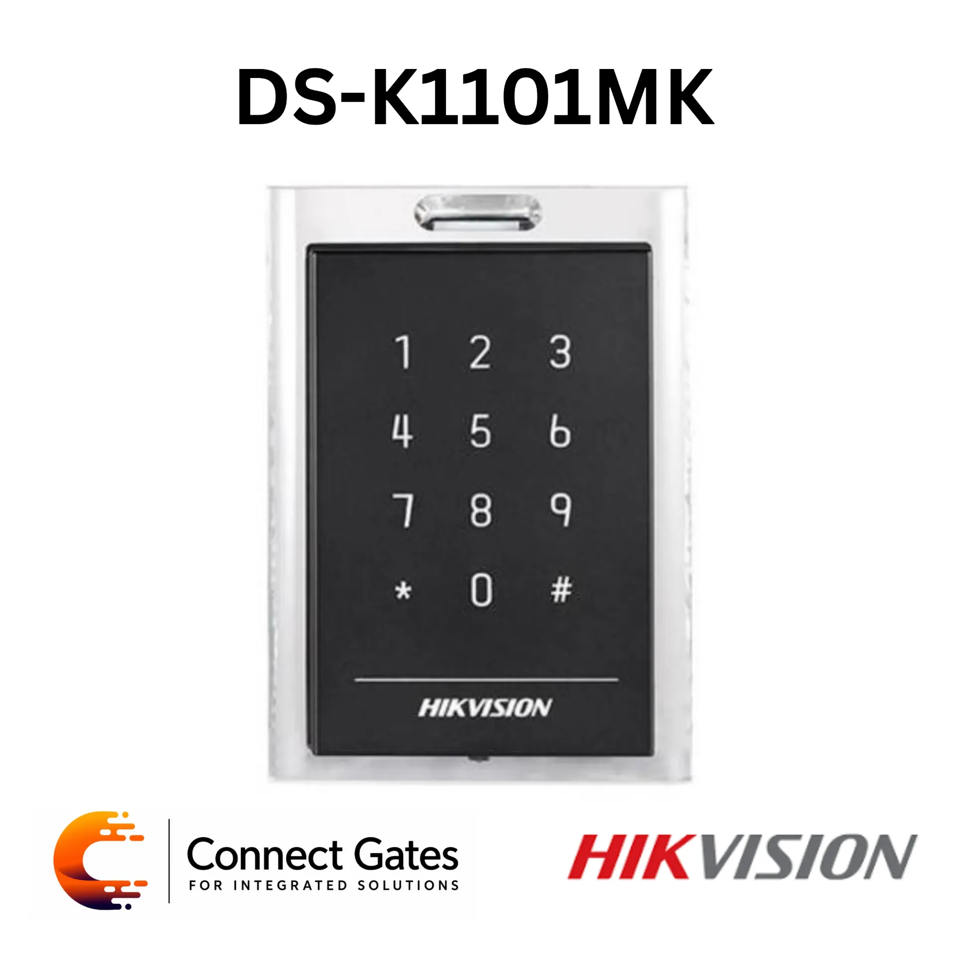 Hikvision DS-K1101 Series – Pro Card Reader with RS-485, Wiegand & Optional Keypad