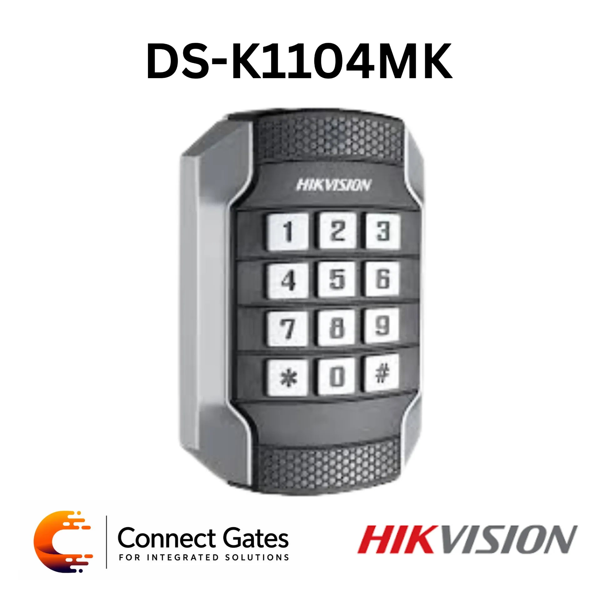 Hikvision DS-K1104 Series – Vandal-Proof Mifare Card Reader with RS-485, Wiegand & IK10 Protection