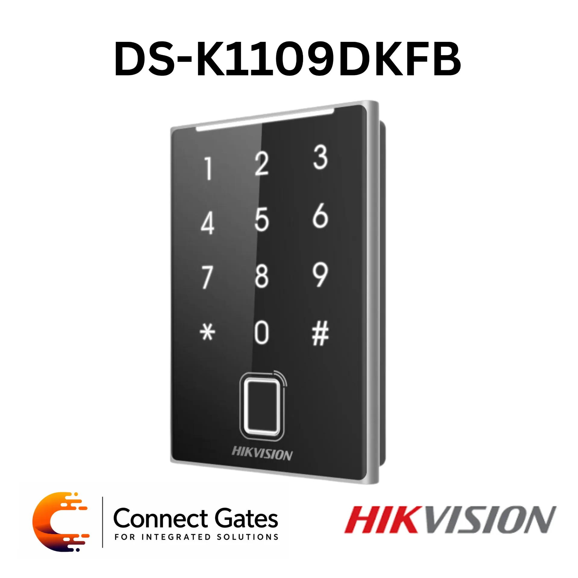 Hikvision DS-K1109DKFB – Multi-Authentication Card Reader with Fingerprint, Bluetooth, DESfire & Felica Support