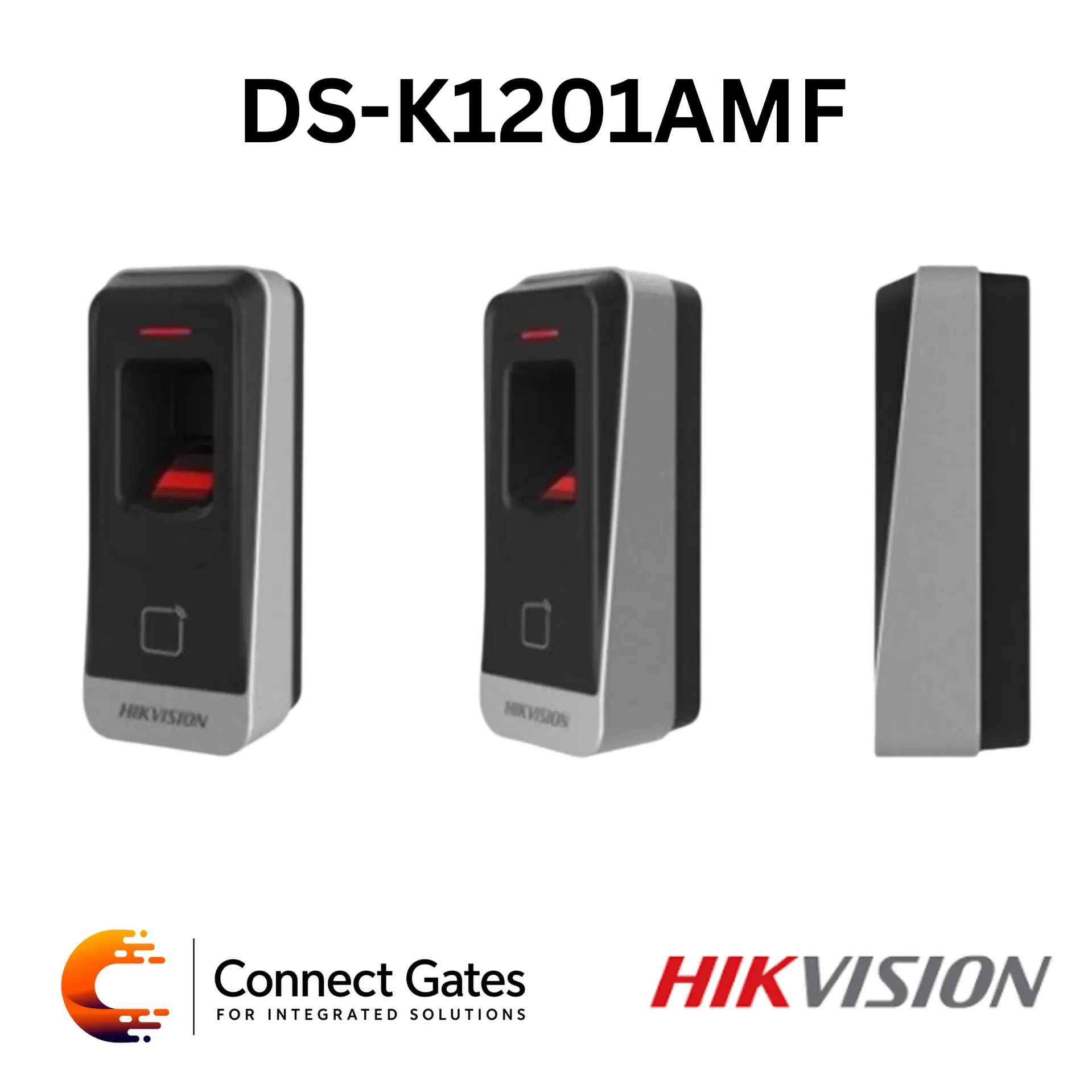 Hikvision DS-K1201AMF – Fingerprint Reader with M1 Card Support & RS-485 Communication