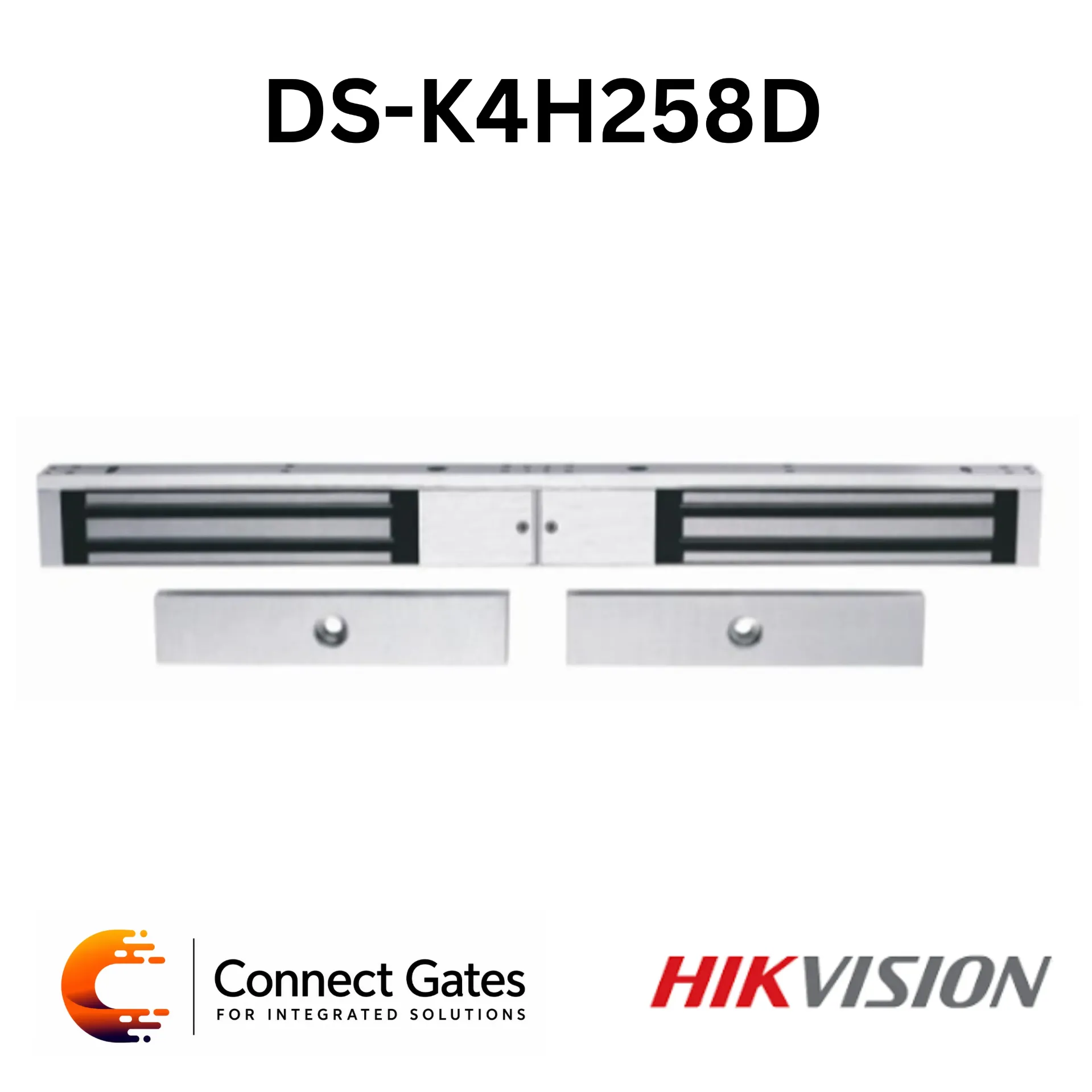 Hikvision DS-K4H258D – Two-Door Magnetic Lock with Dual 280kg Holding Force & LED Status Indicator