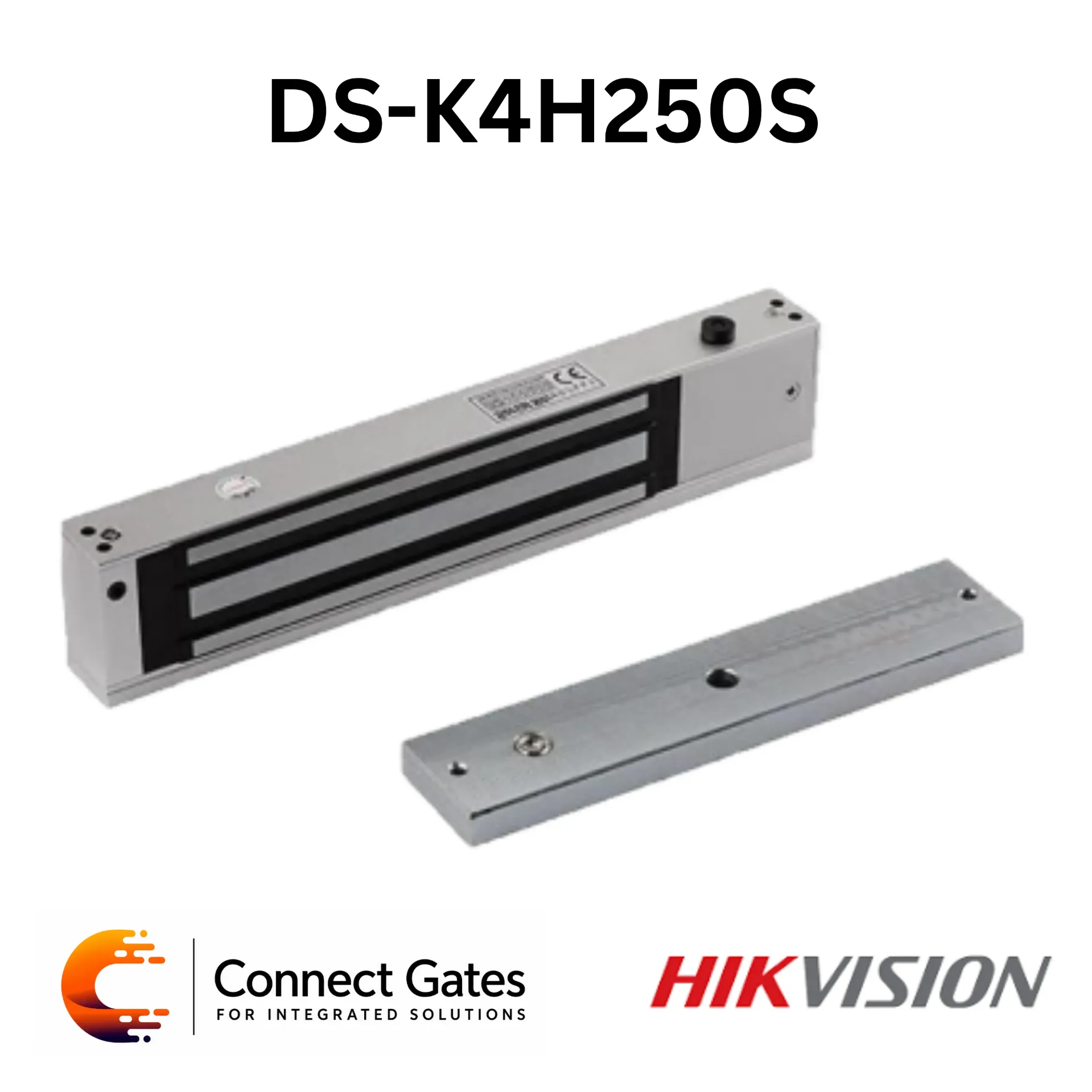 Hikvision DS-K4H250S – Professional Magnetic Lock with 272kg Holding Force & Lock Status Signal Output
