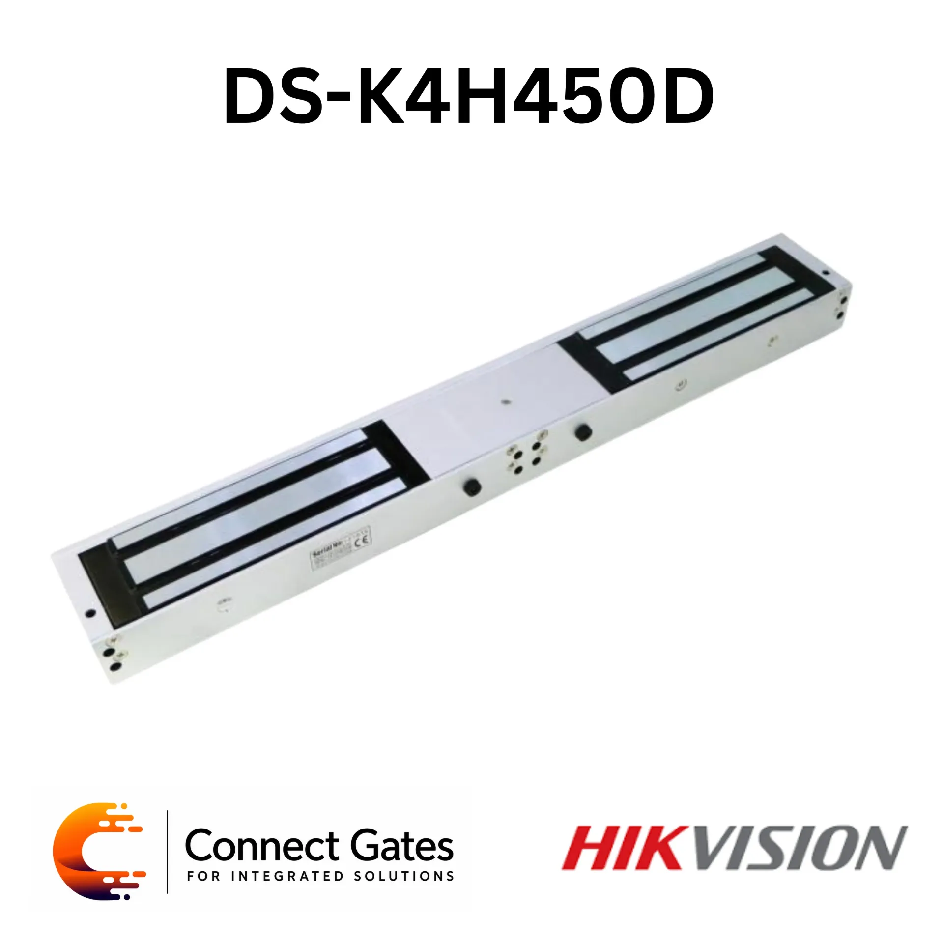Hikvision DS-K4H450D – Heavy-Duty Double-Door Magnetic Lock with Dual 500kg Holding Force & Signal Output