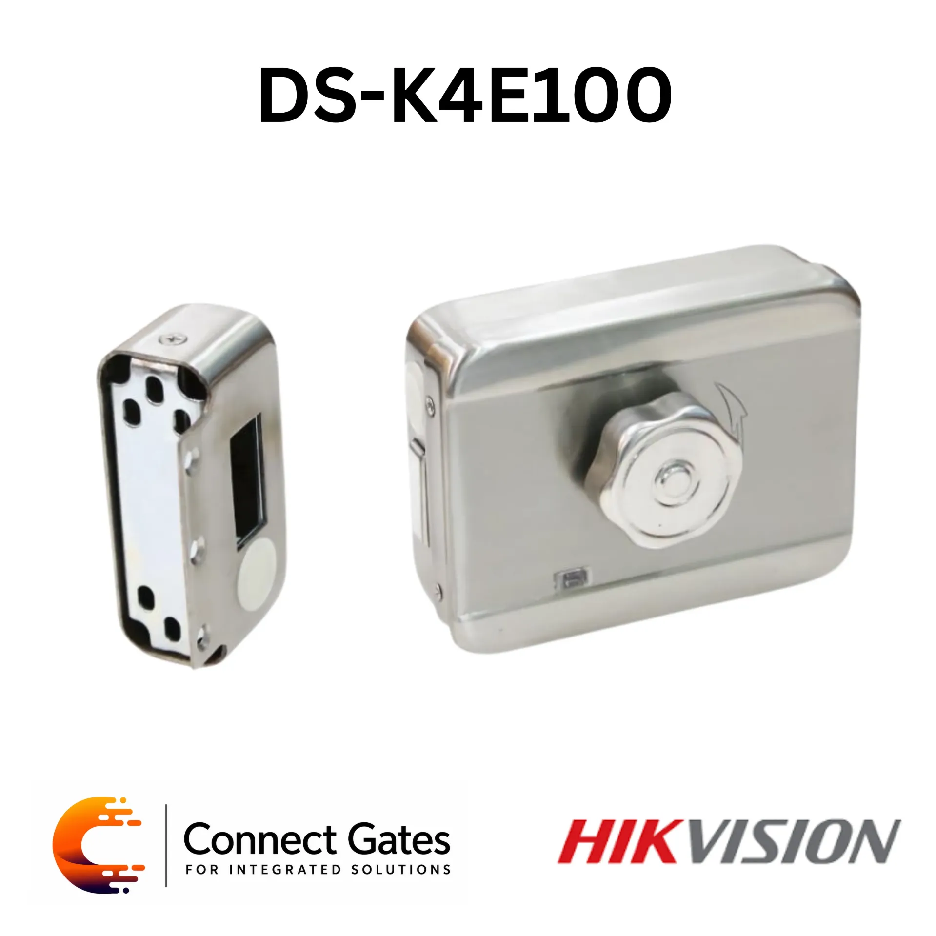 Hikvision DS-K4E100 – Intelligent Electric Lock with Auto-Locking & Door Status Detection