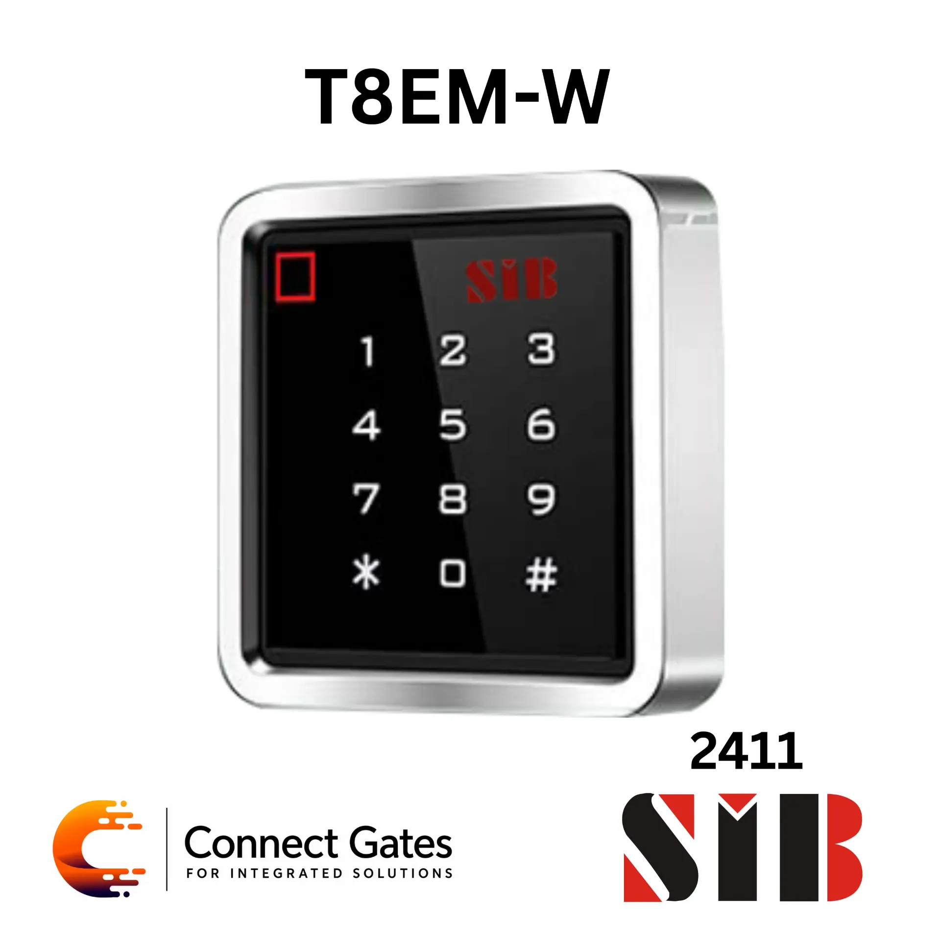 [T8EM-W] SIB T8EM-W – Standalone Door Access Control with Touch Keypad, WiFi, Tuya App & EM Card Support