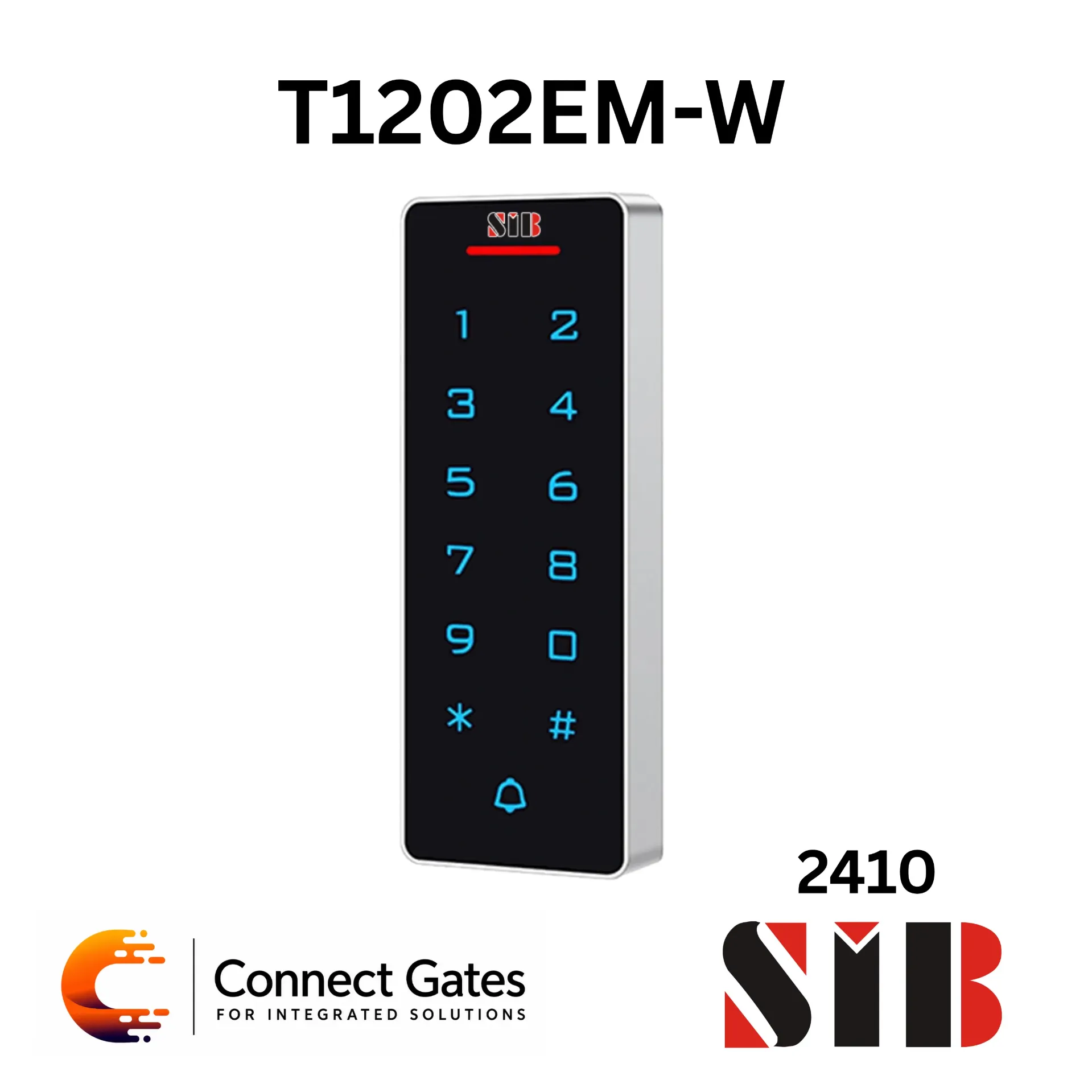 [T1202EM-W] SIB T1202EM-W – Standalone Door Access Control with Touch Keypad, WiFi, Tuya App & EM Card Support