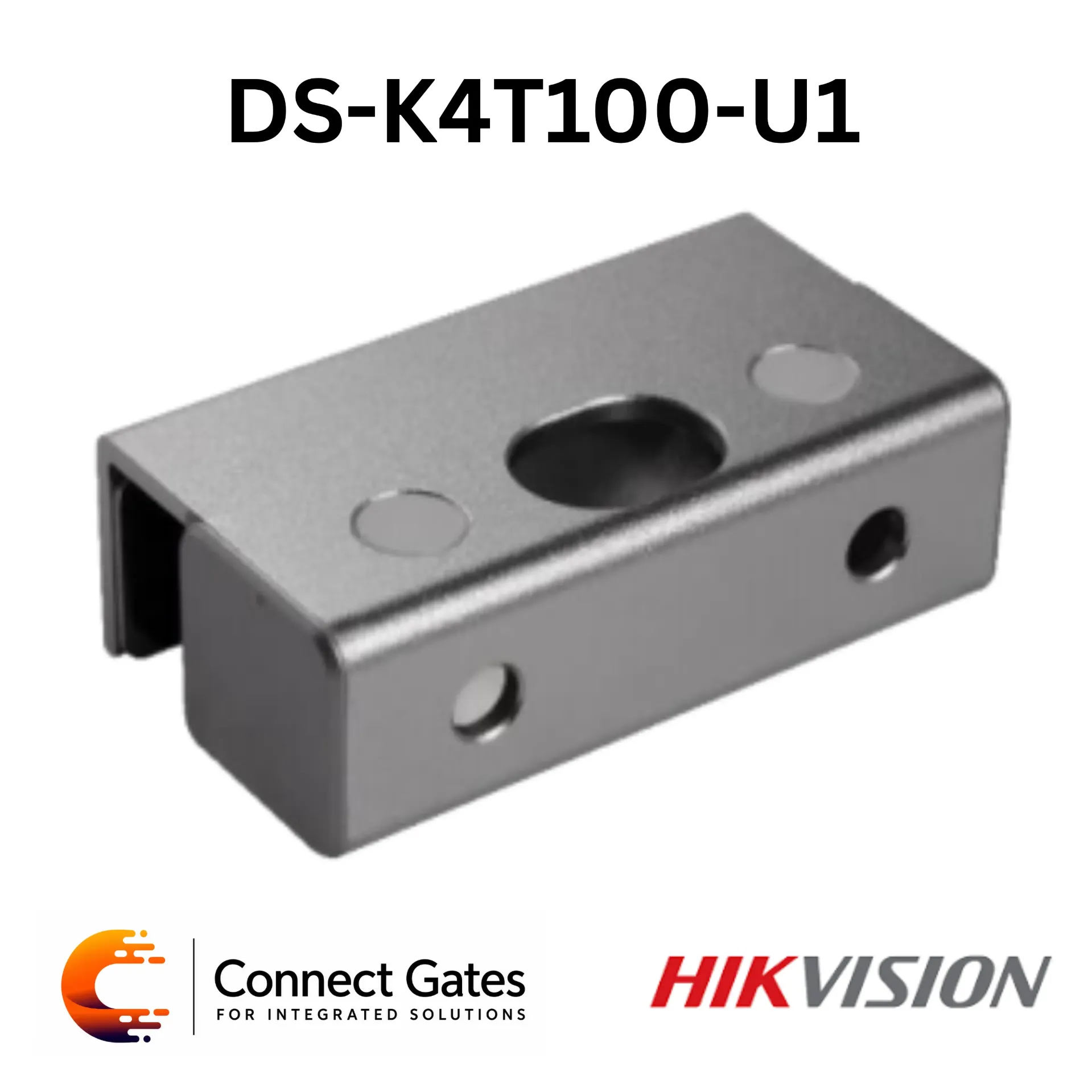 Hikvision DS-K4T100-U1 – Lower U-Bracket for DS-K4T100 Electric Bolt Lock
